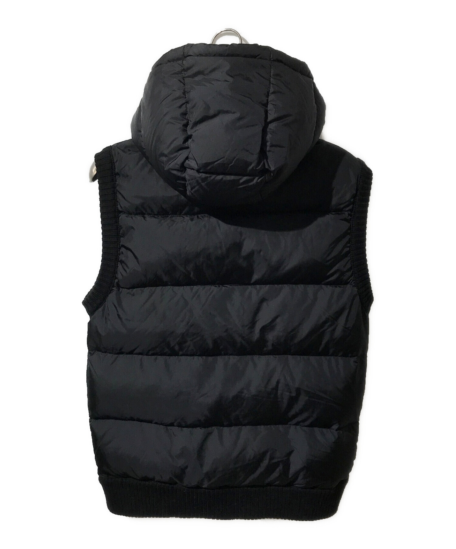 中古・古着通販】MONCLER (モンクレール) MAGLIONE TRICOT GILET ブラック サイズ:L｜ブランド・古着通販  トレファク公式【TREFAC FASHION】スマホサイト