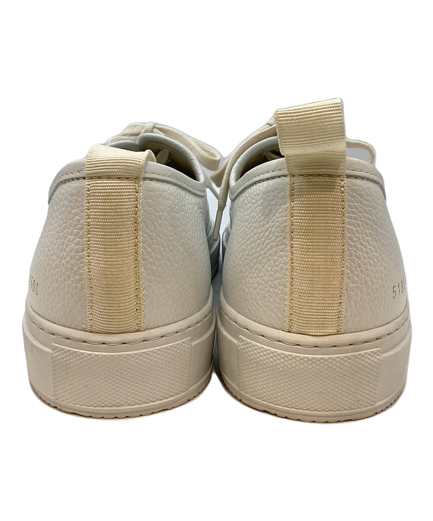 中古・古着通販】COMMON PROJECTS (コモンプロジェクツ) レザースニーカー ホワイト サイズ:40｜ブランド・古着通販  トレファク公式【TREFAC FASHION】スマホサイト