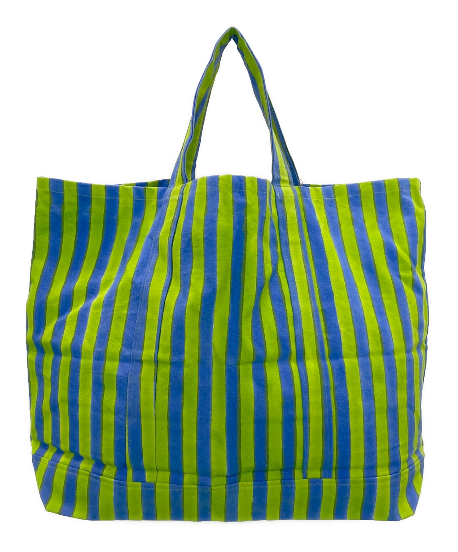 SZ Blockprints (エスゼットブロックプリント) OVERSIZE TOTE BAG グリーン サイズ:-