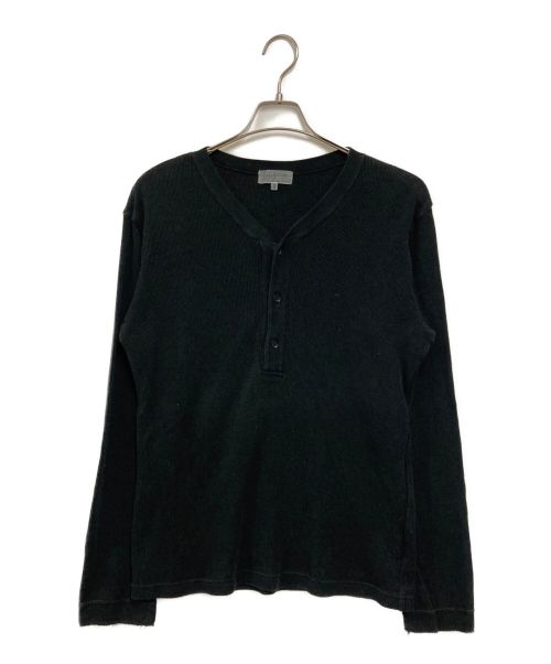 中古・古着通販】Yohji Yamamoto pour homme (ヨウジヤマモト プールオム) ヘンリーネックカットソー ブラック サイズ:3｜ブランド・古着通販  トレファク公式【TREFAC FASHION】スマホサイト