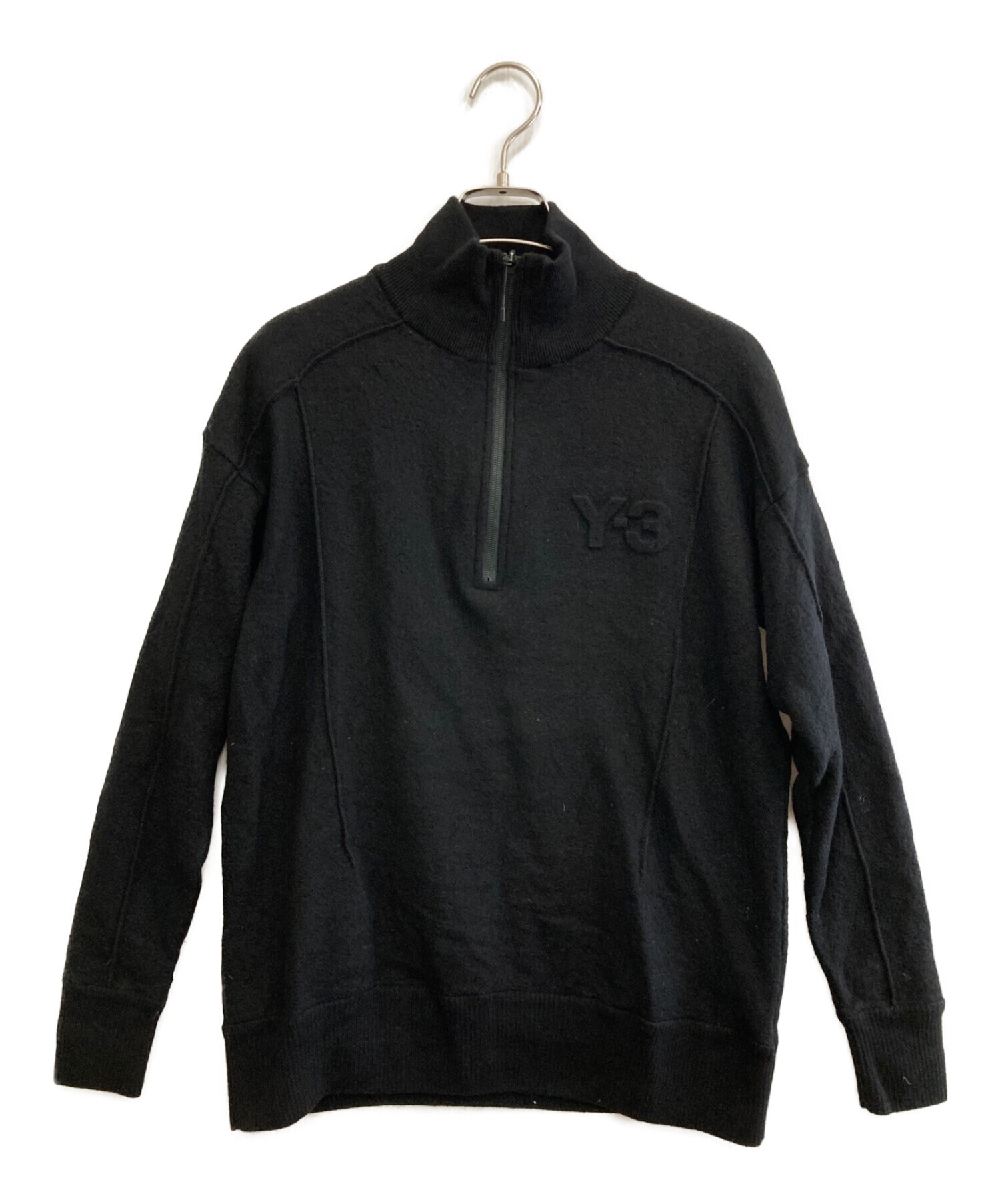 中古・古着通販】Y-3 (ワイスリー) M CLASSIC MERINO BLEND HALF-ZIP