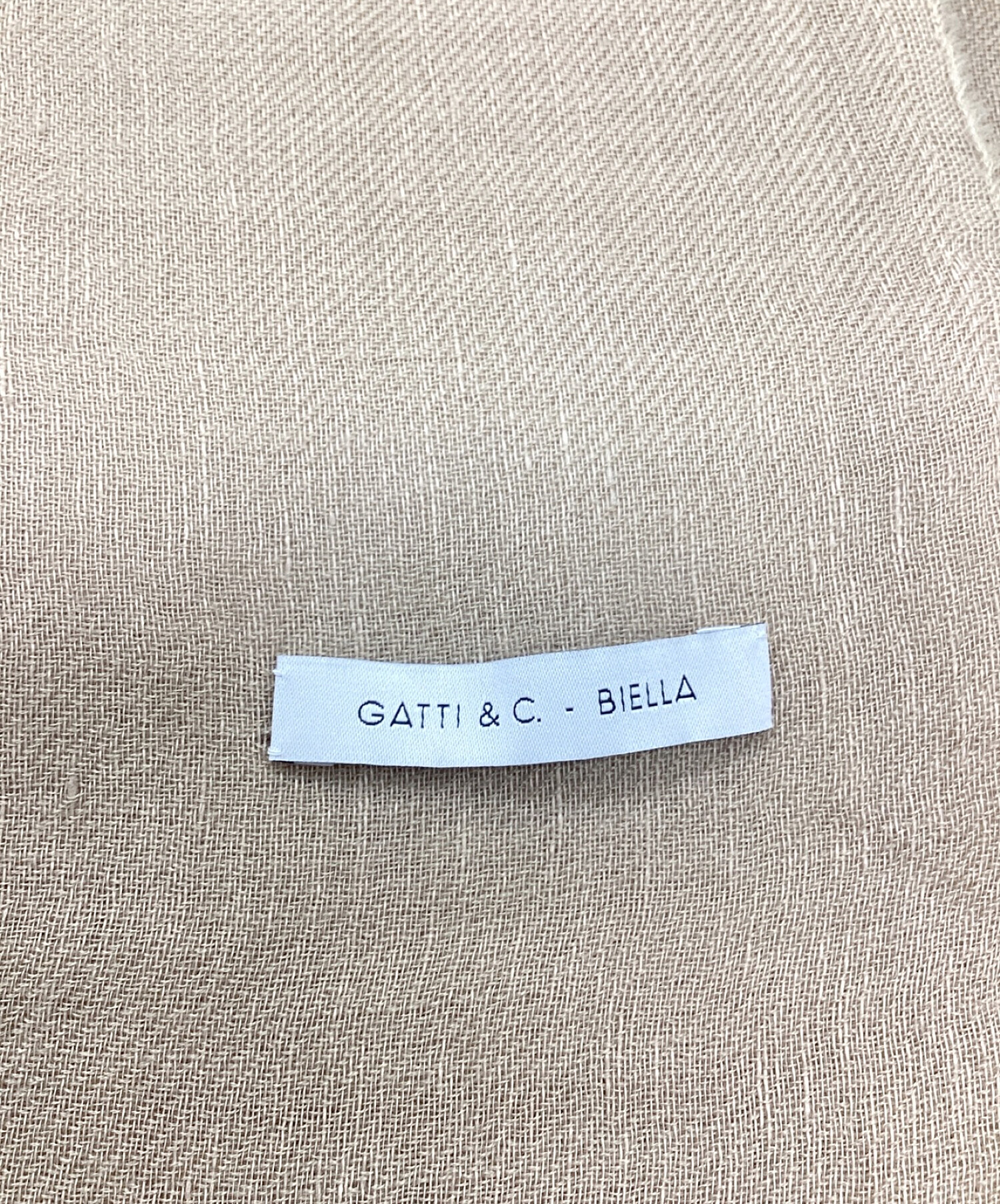 中古・古着通販】GATTI&C. - BIELLA (ガッティアンドシー ビエラ) カシミヤリネンストール ベージュ｜ブランド・古着通販  トレファク公式【TREFAC FASHION】スマホサイト