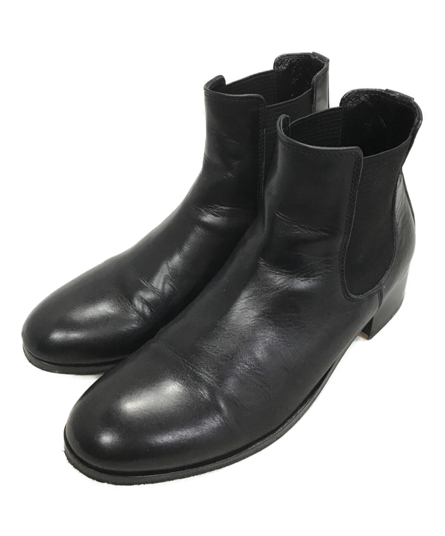 中古・古着通販】PADRONE (パドローネ) BL SIDEGORE BOOTS ブラック