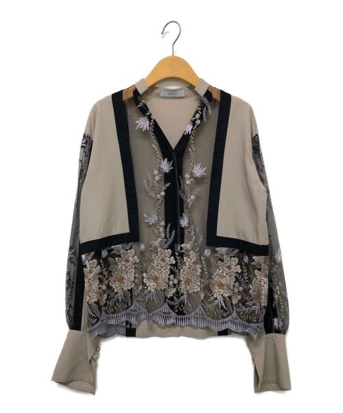 【中古・古着通販】MURRAL (ミューラル) framed flower blouse