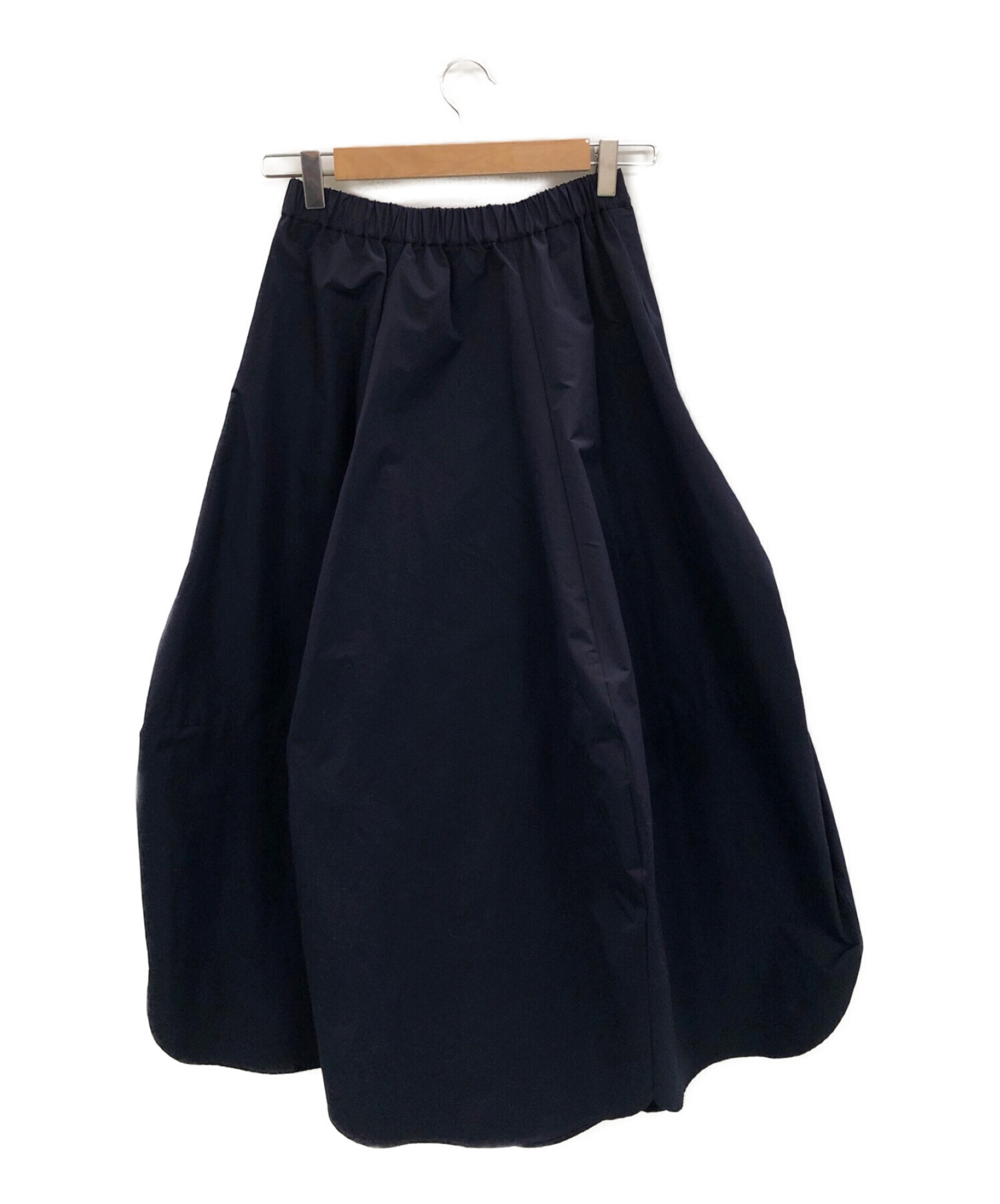 nagonstans (ナゴンスタンス) Peper タフタドレープスカート ネイビー サイズ:SMALL