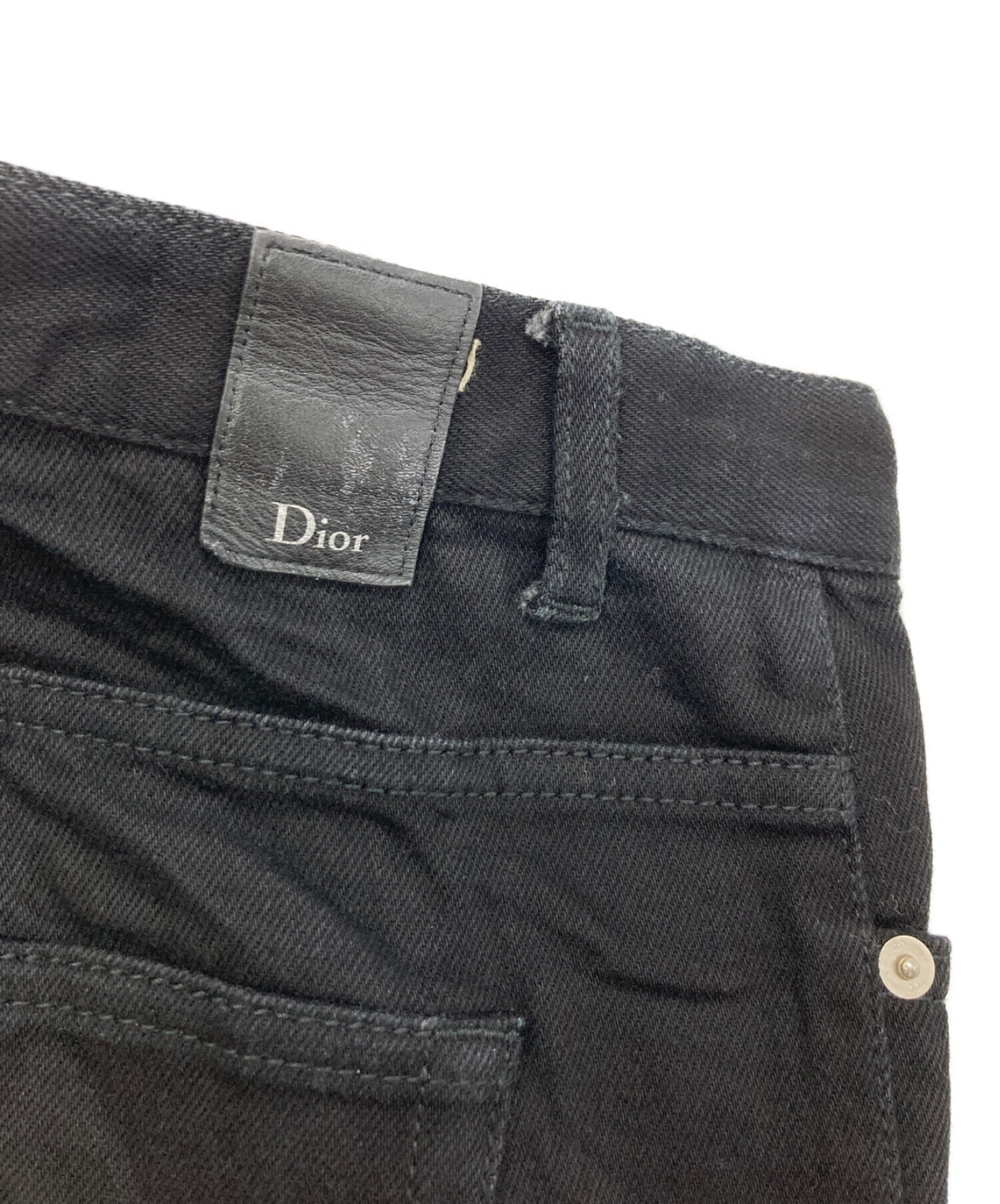 中古・古着通販】DIOR HOMME (ディオール オム) アトリエロゴデニムパンツ ブラック サイズ:86cm (W34)｜ブランド・古着通販  トレファク公式【TREFAC FASHION】スマホサイト