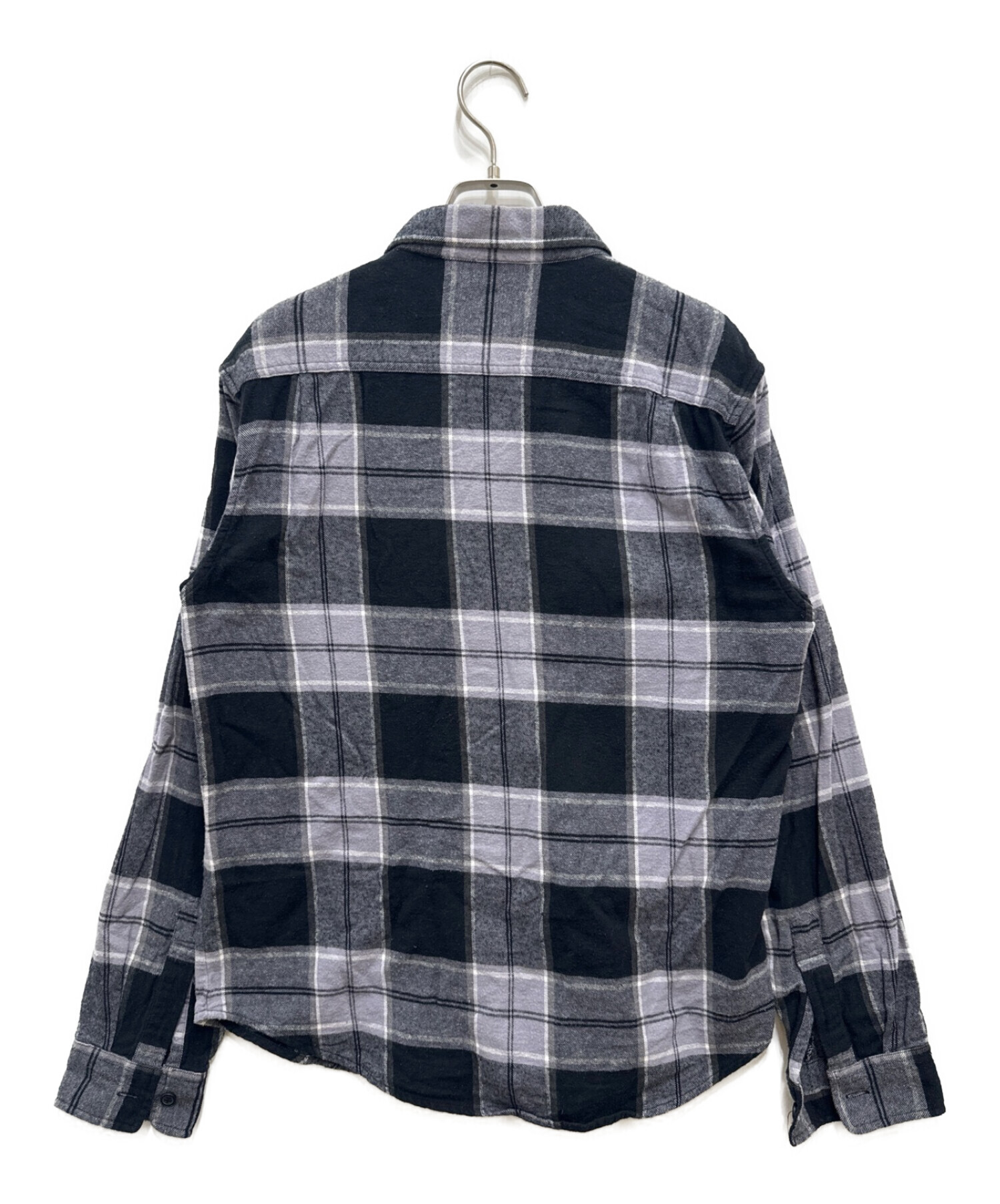 中古・古着通販】Supreme (シュプリーム) God Bless Plaid Flannel Shirt ブラック サイズ:S｜ブランド・古着通販  トレファク公式【TREFAC FASHION】スマホサイト