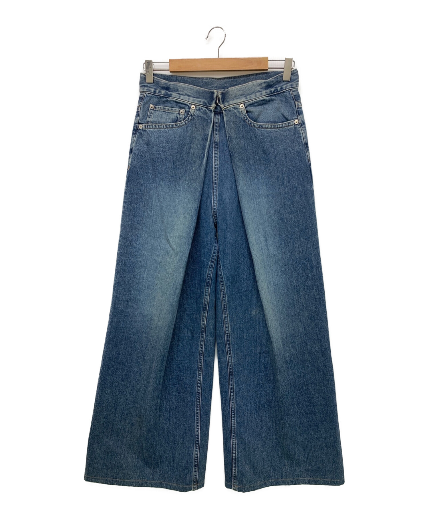 中古・古着通販】JOHN LAWRENCE SULLIVAN (ジョンローレンスサリバン) WASHED DENIM WIDE PANTS インディゴ  サイズ:8｜ブランド・古着通販 トレファク公式【TREFAC FASHION】スマホサイト