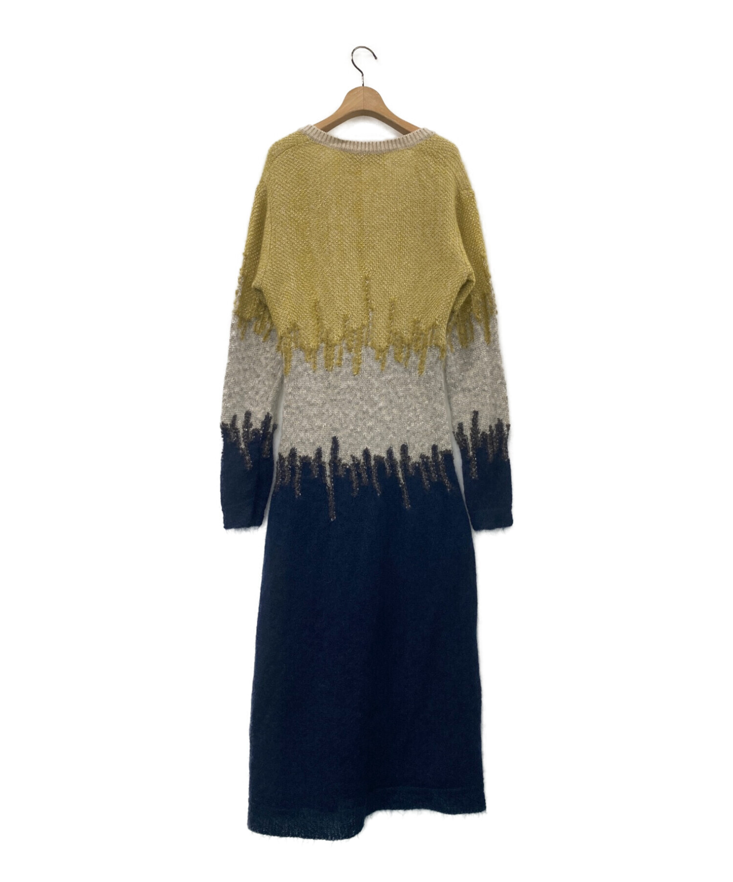 中古・古着通販】MURRAL (ミューラル) Water mirror knit dress ネイビー サイズ:2｜ブランド・古着通販  トレファク公式【TREFAC FASHION】スマホサイト