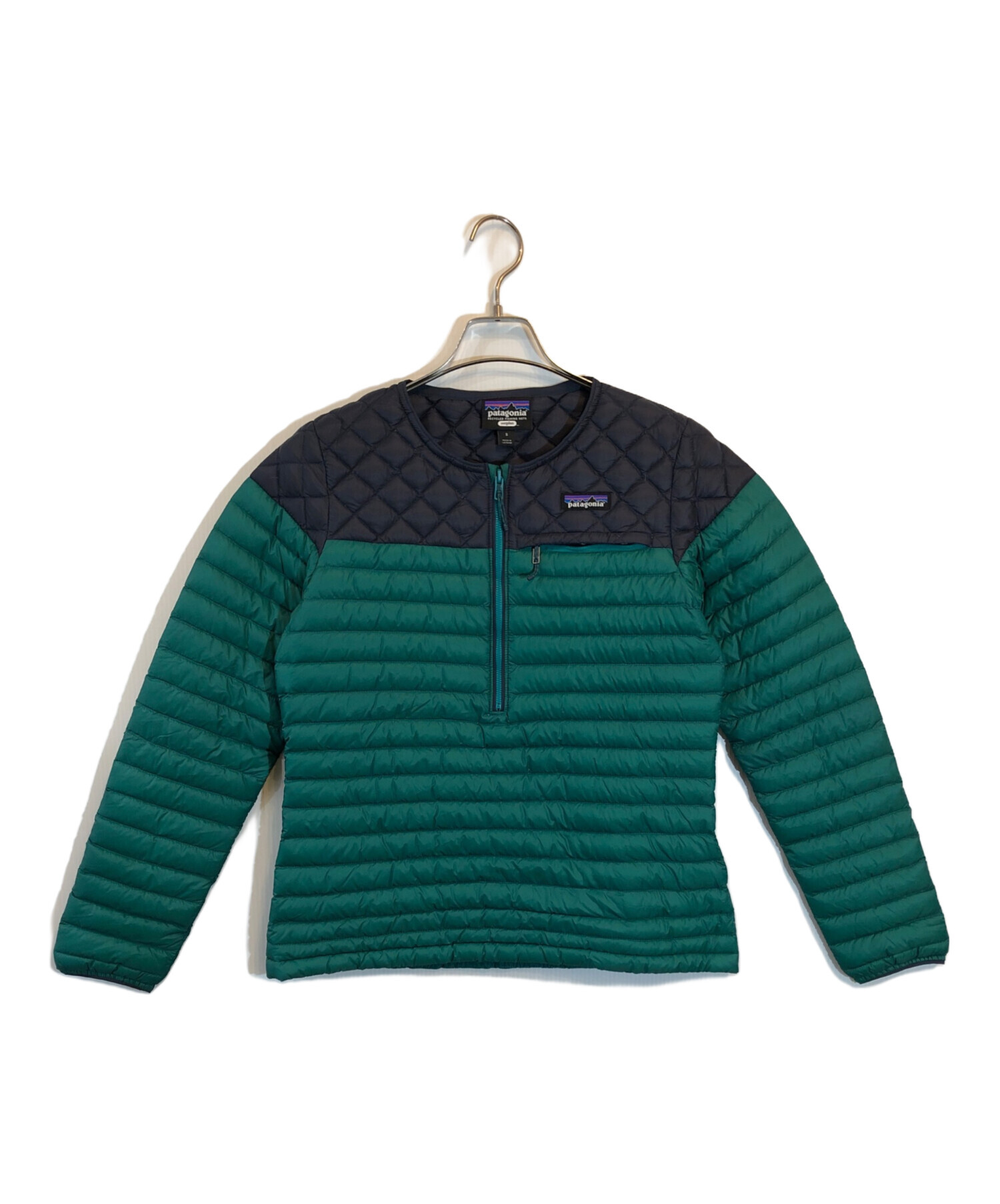 中古・古着通販】Patagonia (パタゴニア) アルプライト・ダウン・プルオーバー グリーン サイズ:SIZE S｜ブランド・古着通販  トレファク公式【TREFAC FASHION】スマホサイト