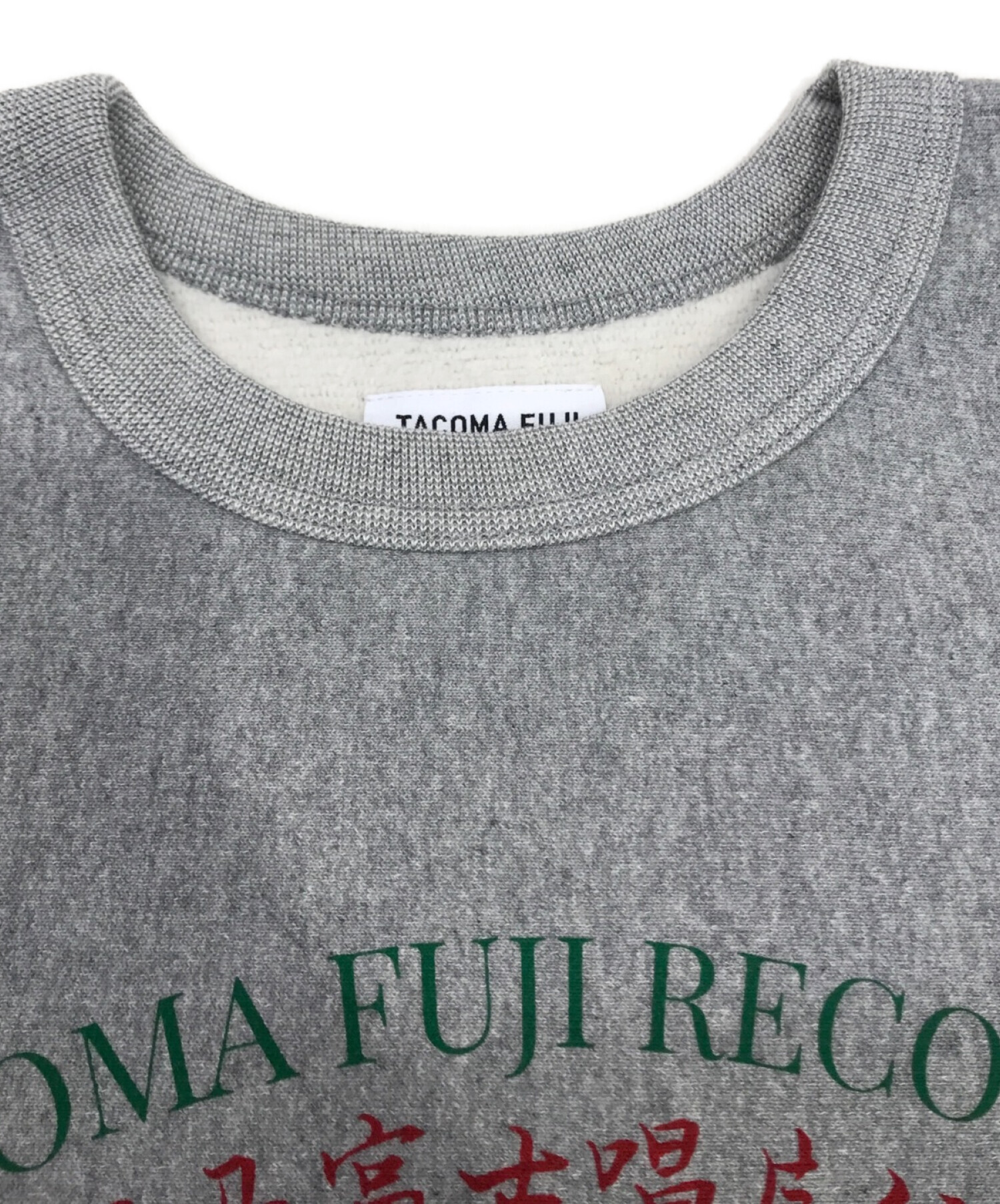 TACOMA FUJI RECORDS (タコマ フジ レコード) プリントスウェット グレー サイズ:XL