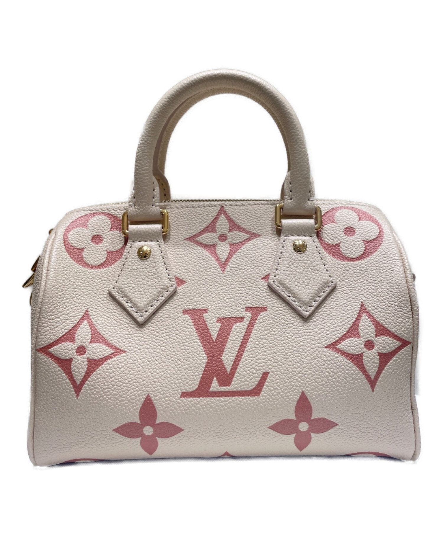 中古・古着通販】LOUIS VUITTON (ルイ ヴィトン) スピーディ・バンドリエール 20 アイボリー×ピンク サイズ:20｜ブランド・古着通販  トレファク公式【TREFAC FASHION】スマホサイト