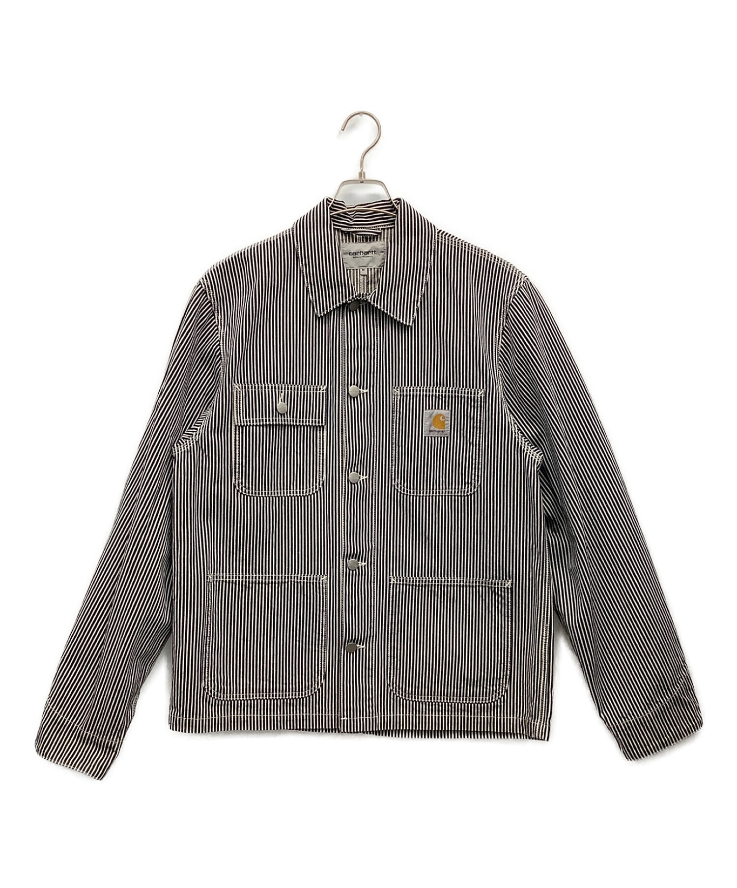 中古・古着通販】CarHartt (カーハート) MICHIGAN COAT ネイビー×ホワイト サイズ:M｜ブランド・古着通販  トレファク公式【TREFAC FASHION】スマホサイト