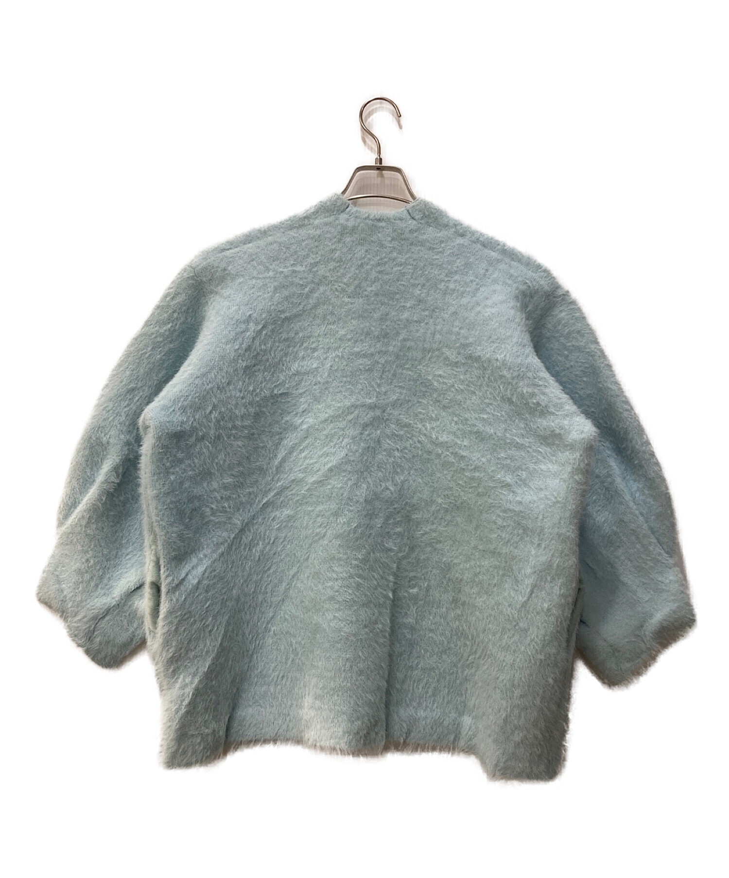 Alia (アリア) feather knit cardigan ライトブルー サイズ:F
