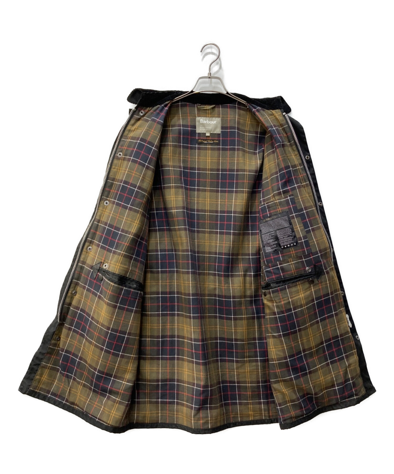 Barbour (バブアー) MARGARET HOWELL (マーガレットハウエル) SL BORDER　579-62250017 ブラック  サイズ:L