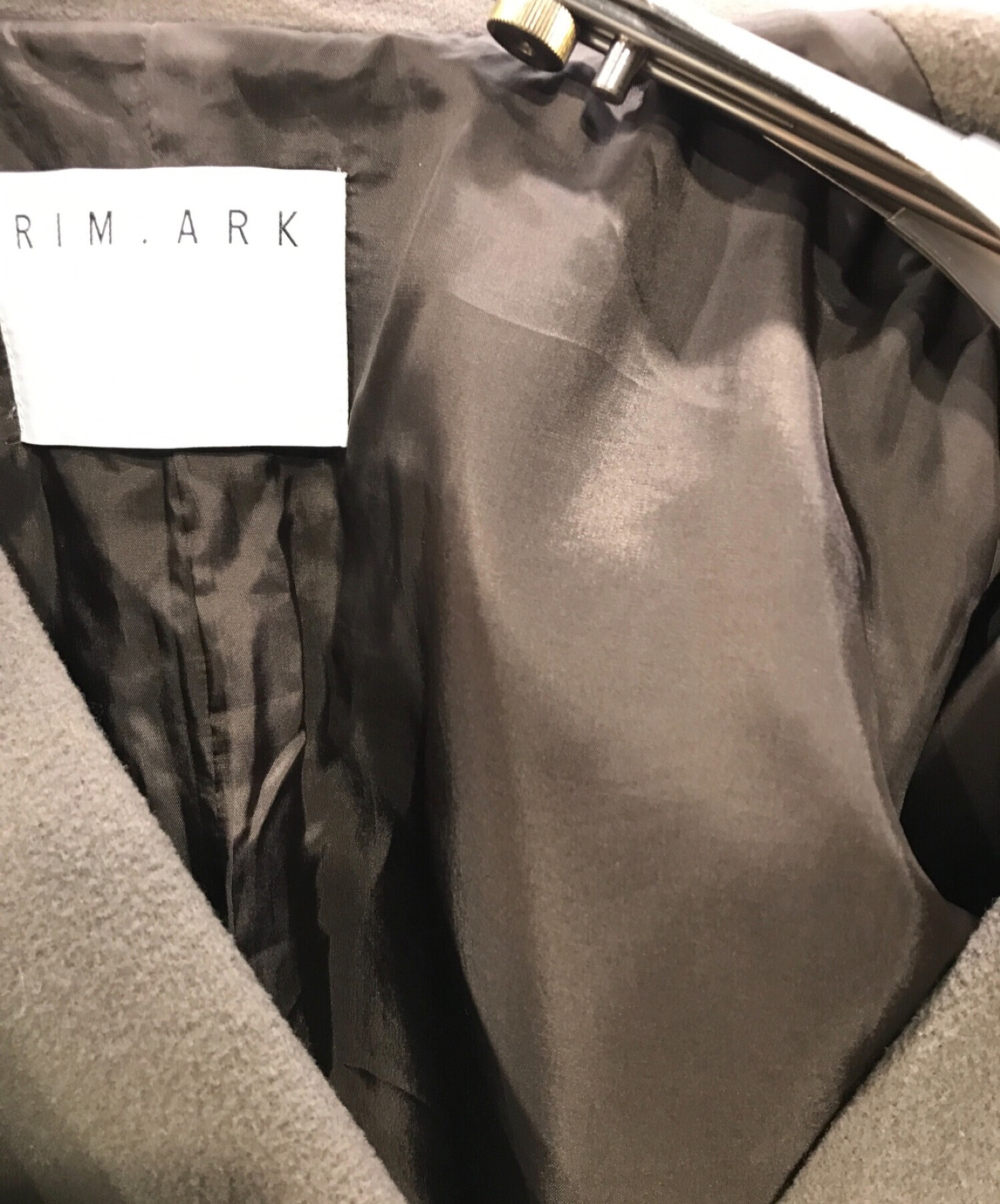 RIM.ARK (リムアーク) Layered style long coat ブラウン サイズ:38