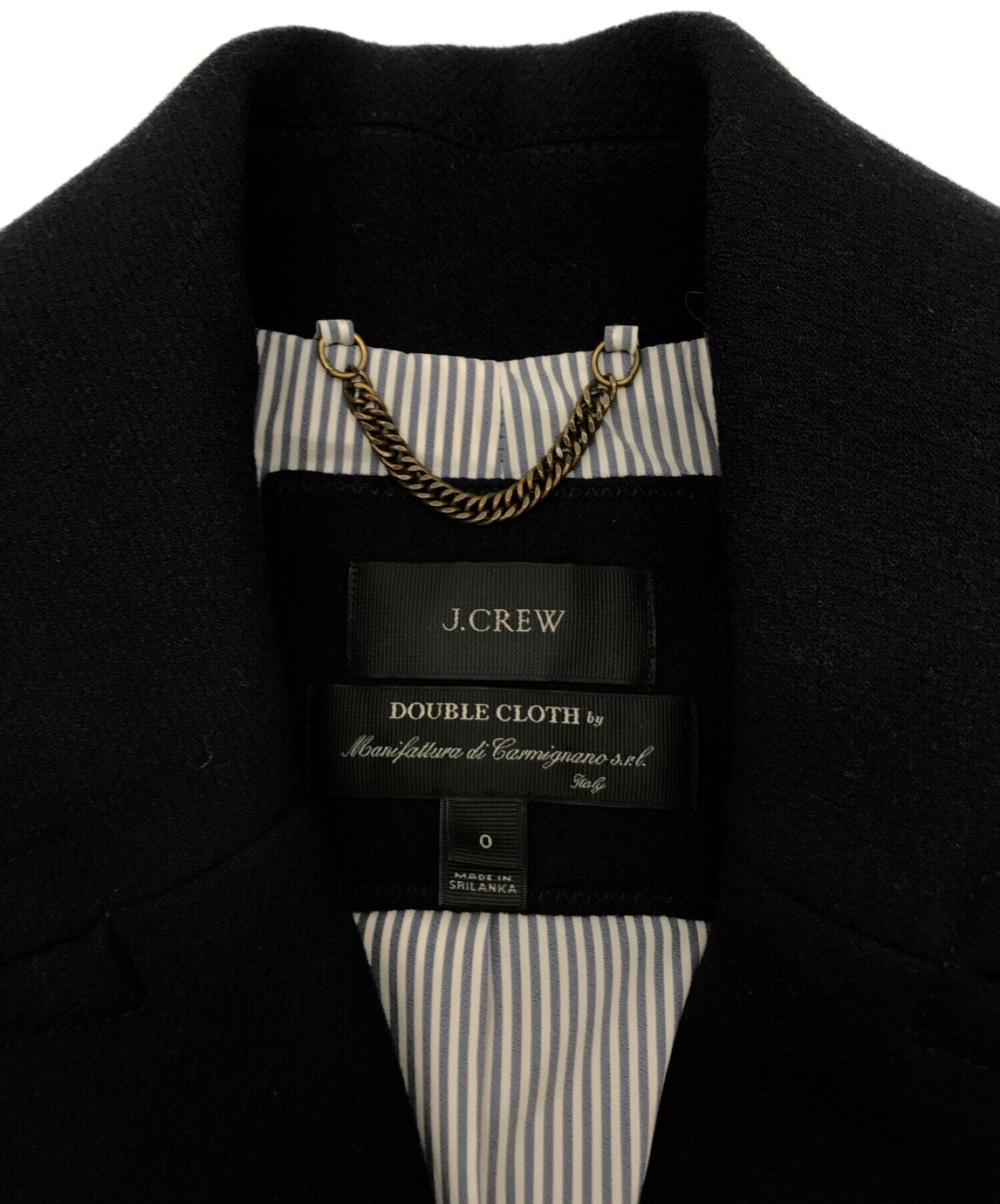 中古・古着通販】J.CREW (ジェイクルー) ダブルジャケット ネイビー