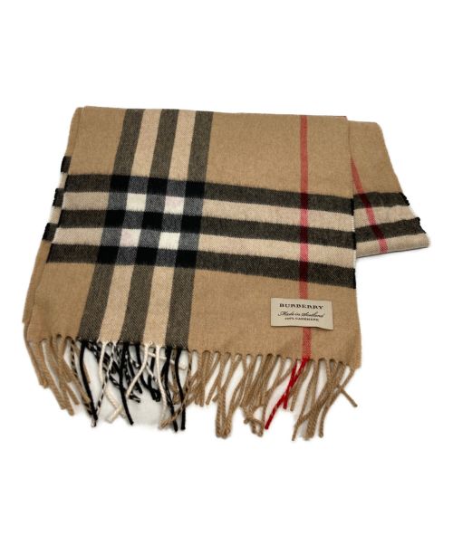 【中古・古着通販】BURBERRY (バーバリー) ハート柄カシミヤマフラー ベージュ｜ブランド・古着通販 トレファク公式【TREFAC  FASHION】スマホサイト