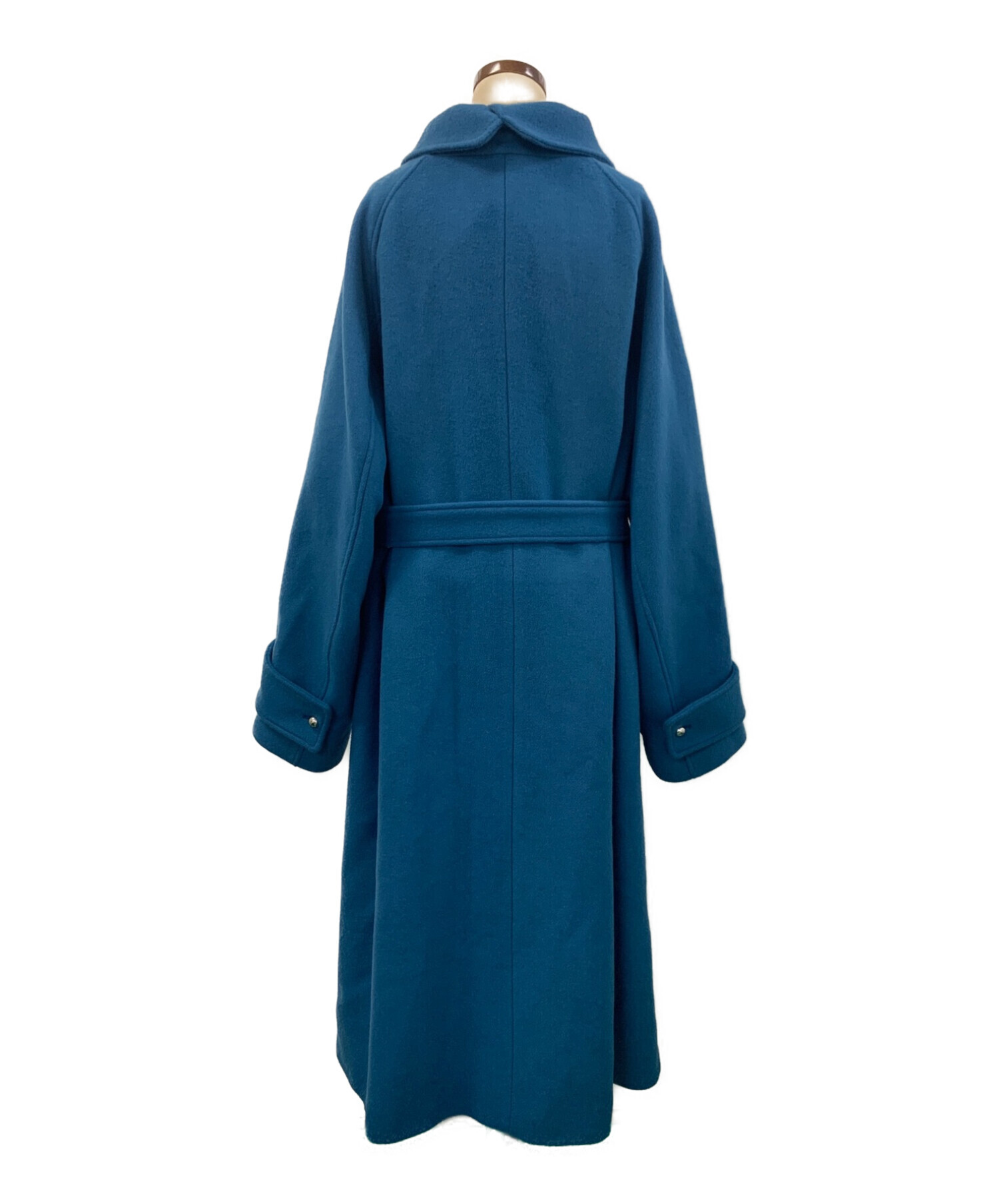 Ameri (アメリ) SOFT WOOL BAL COLLAR COAT ブルー サイズ:M