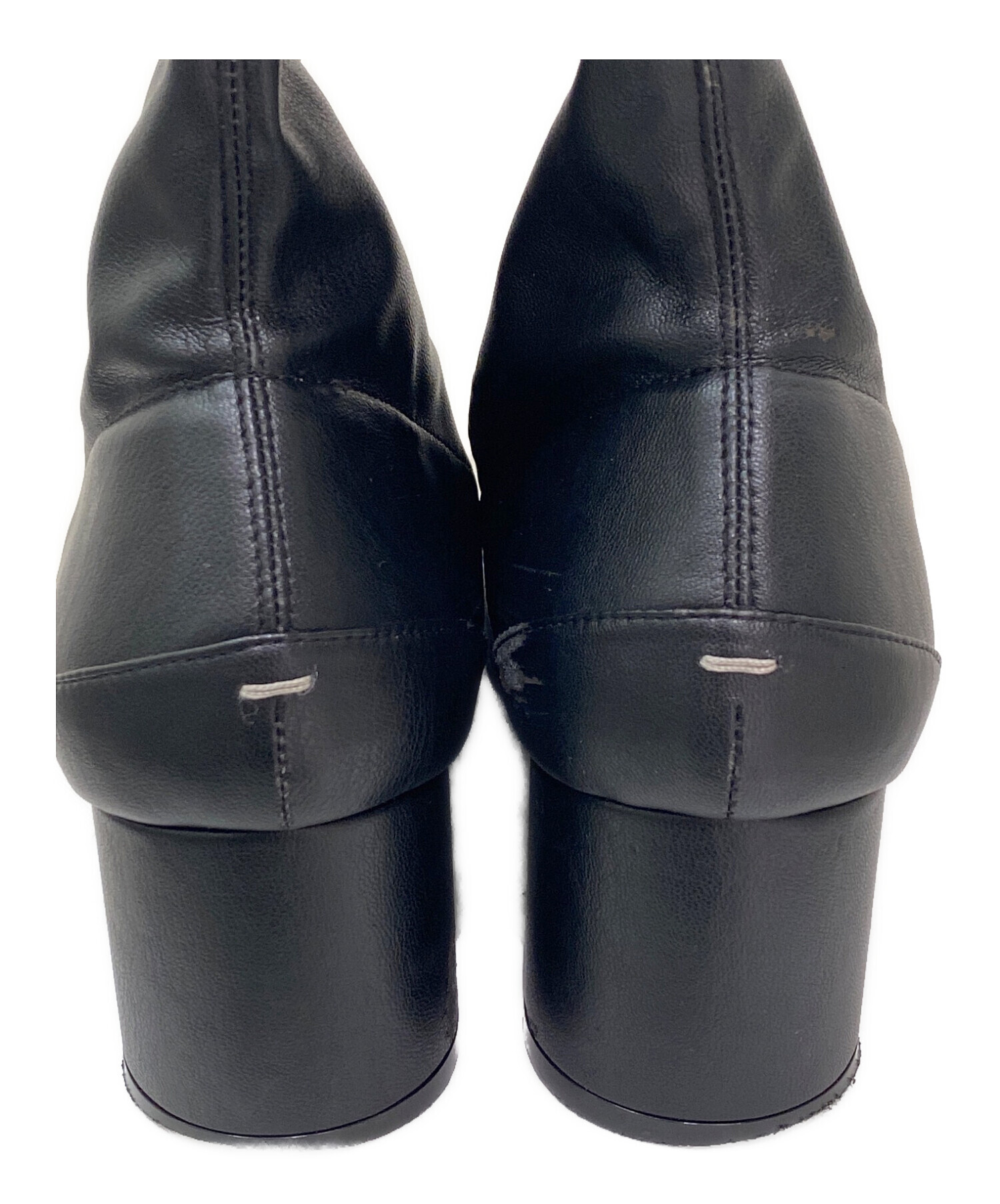 マルジェラ 足袋ブーツ 36.5 23.5 美品 ブラックブーツ - ブーツ