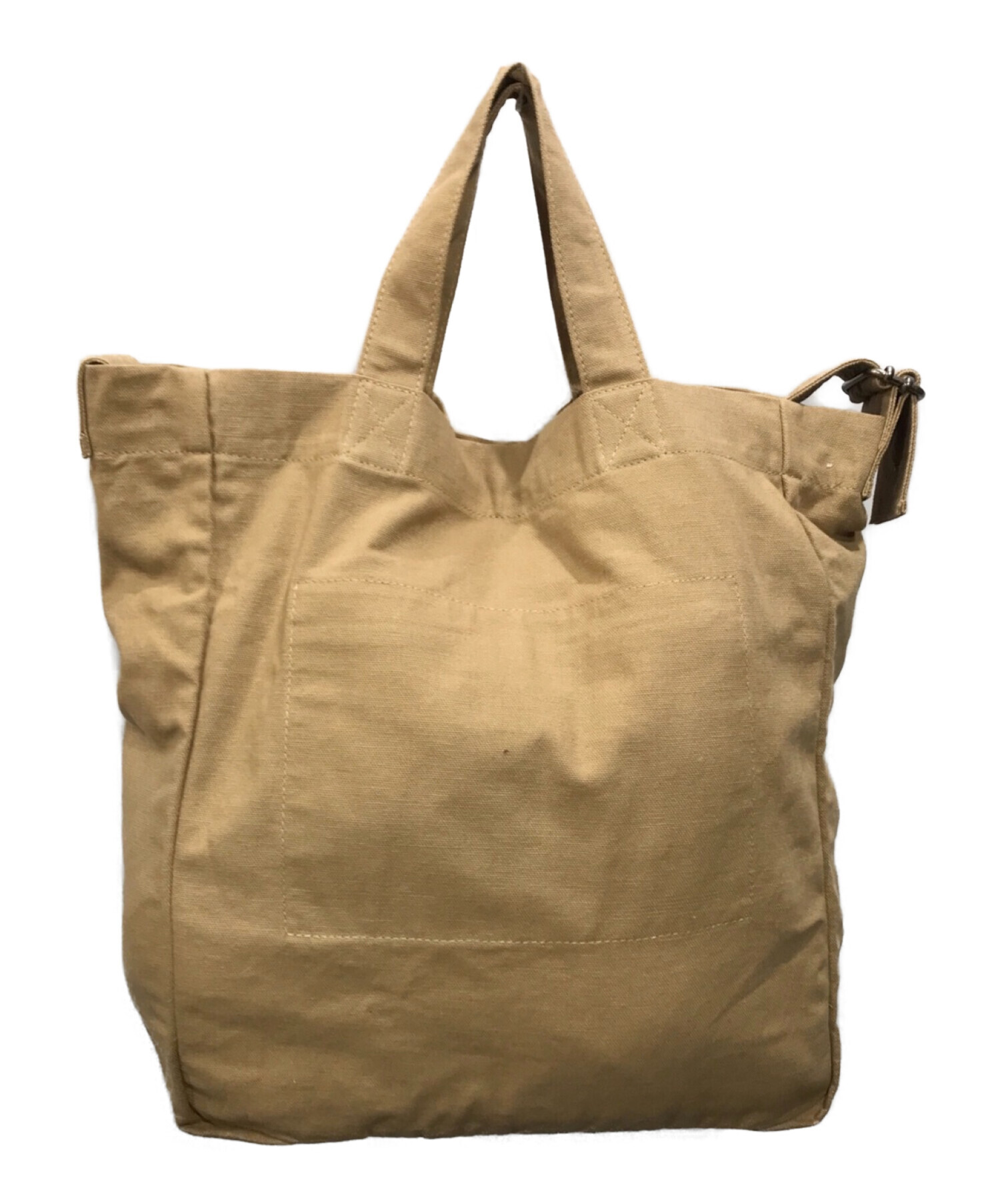 POLO RALPH LAUREN (ポロ・ラルフローレン) Plage (プラージュ) CTN CANVAS SHOPPER トートバッグ ベージュ