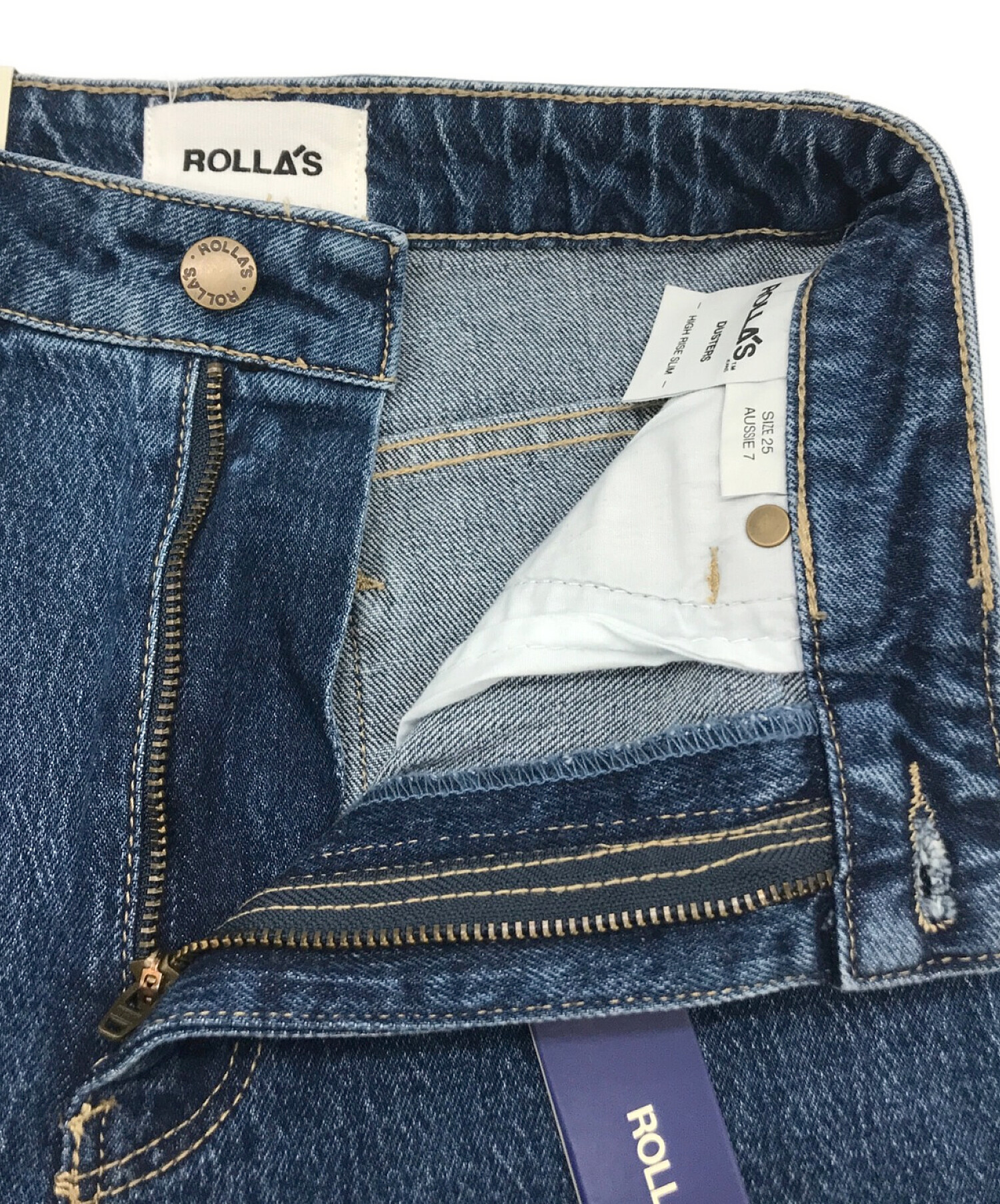 中古・古着通販】ROLLA'S (ローラス) HIGH RISE SLIMデニムパンツ