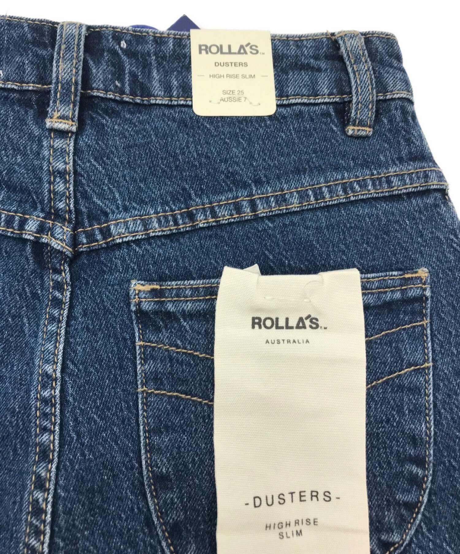 中古・古着通販】ROLLA'S (ローラス) HIGH RISE SLIMデニムパンツ