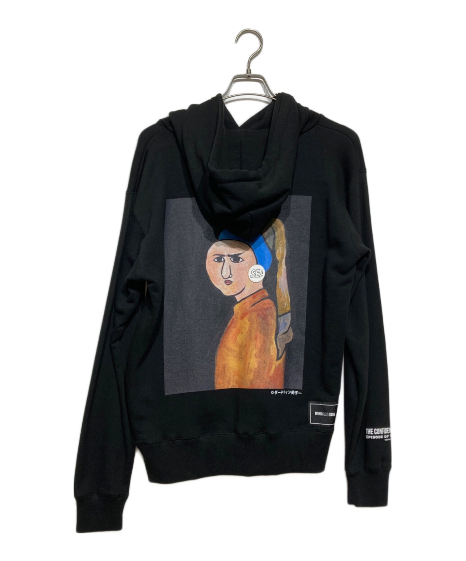 中古・古着通販】WIND AND SEA (ウィンダンシー) THE CONFIDENCEMAN JP × WDS Hoodie ブラック  サイズ:S｜ブランド・古着通販 トレファク公式【TREFAC FASHION】スマホサイト