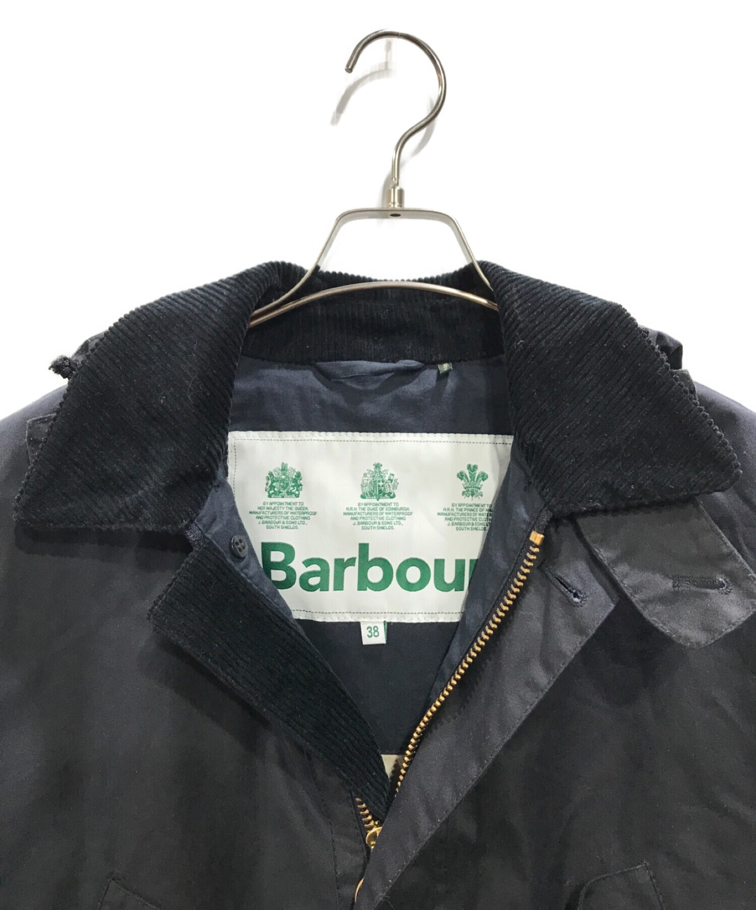 バブアー   BARBOUR ENDURANCE WAX JACKET 38ファッション