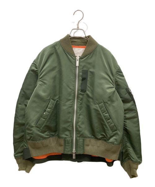 中古・古着通販】sacai (サカイ) 18AW バックフレア MA-1 オリーブ サイズ:3｜ブランド・古着通販 トレファク公式【TREFAC  FASHION】スマホサイト