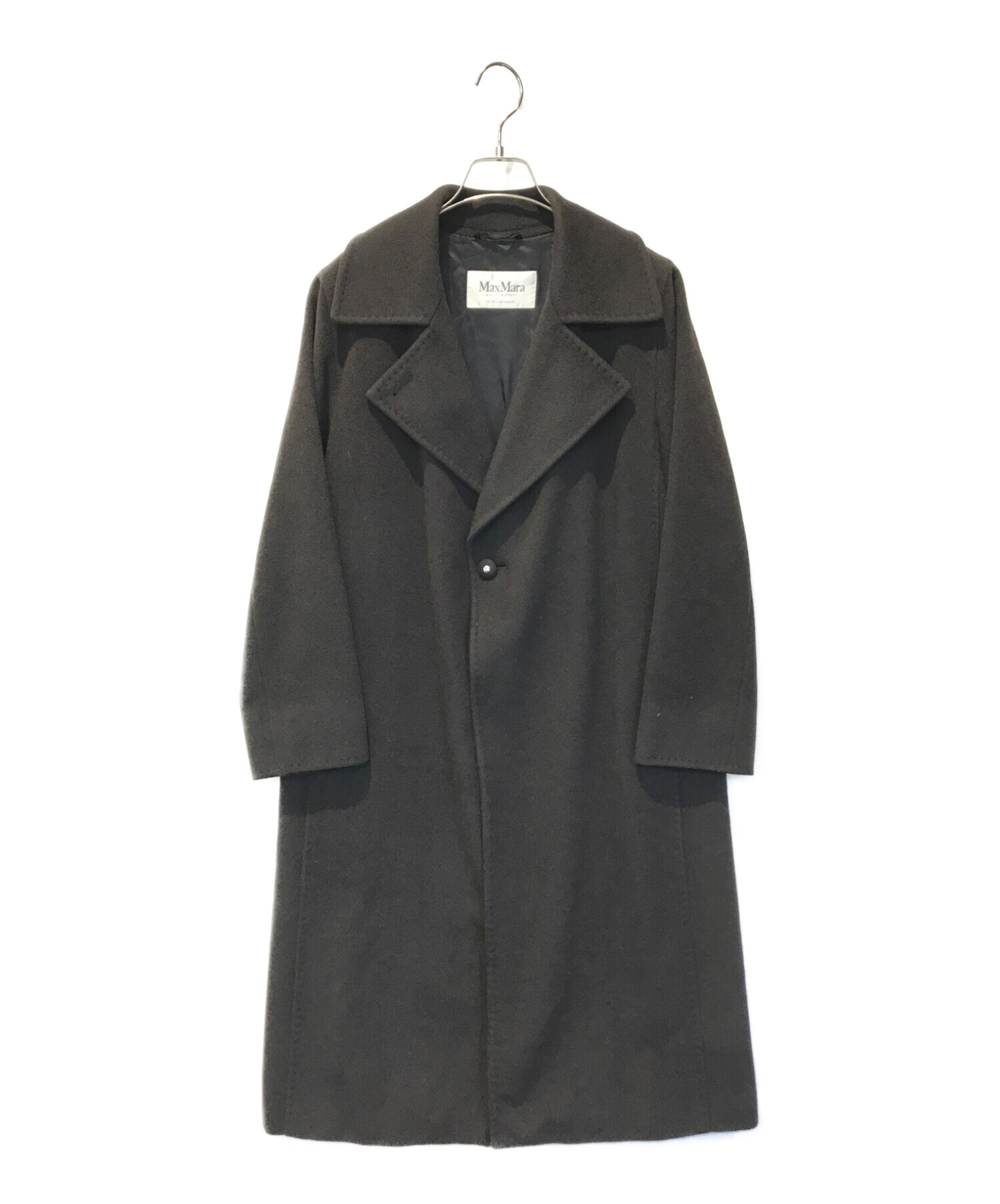 中古・古着通販】MaxMara (マックスマーラ) カシミヤコート ブラック サイズ:36｜ブランド・古着通販 トレファク公式【TREFAC  FASHION】スマホサイト