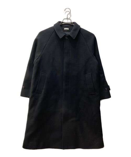 中古・古着通販】STEVEN ALAN (スティーブンアラン) 100S MELTON BAL COLLAR LONG COAT 8125-174-0494  ブラック サイズ: M｜ブランド・古着通販 トレファク公式【TREFAC FASHION】スマホサイト