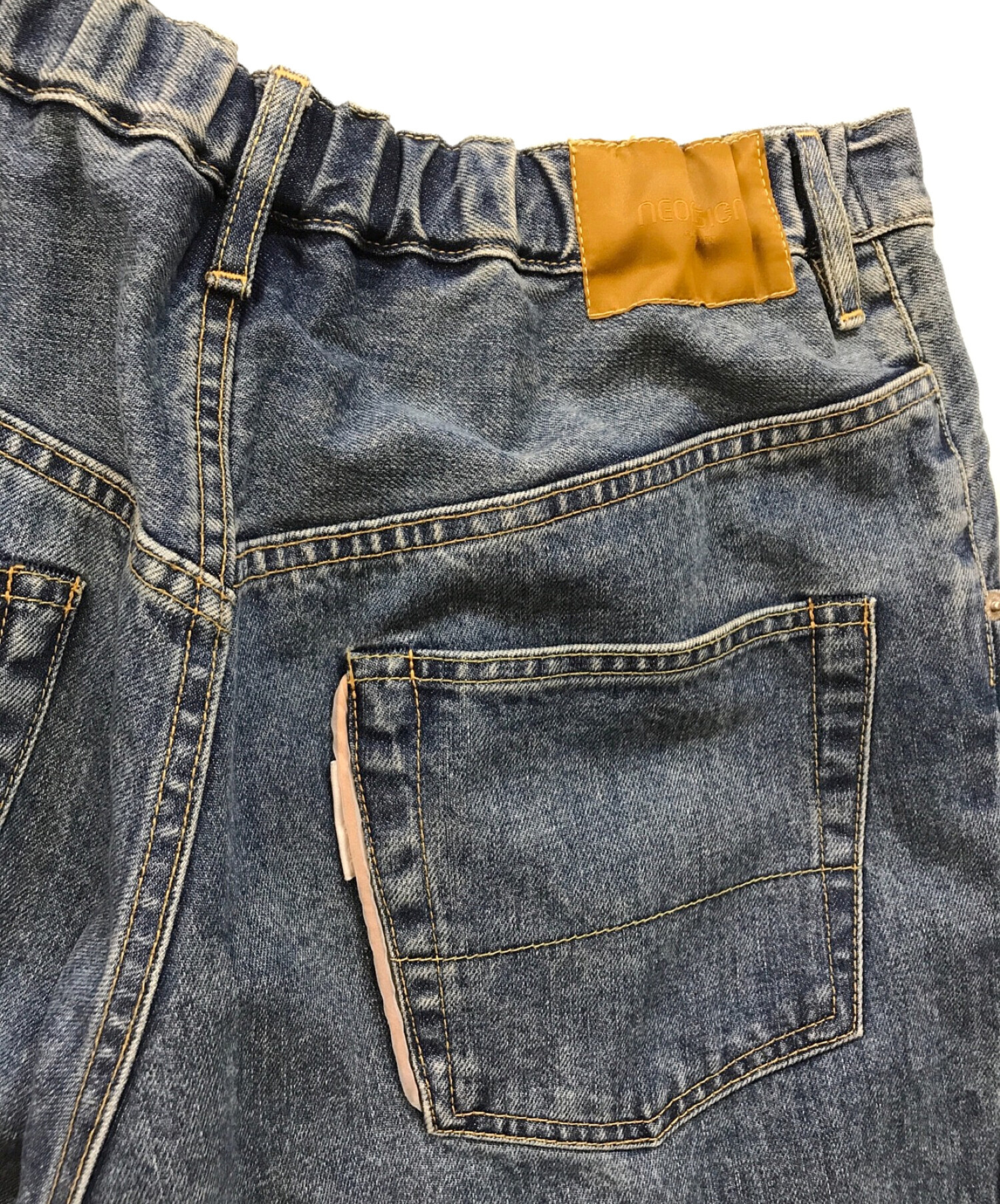 中古・古着通販】NEON SIGN (ネオンサイン) UNHEMMED WIDE DENIM