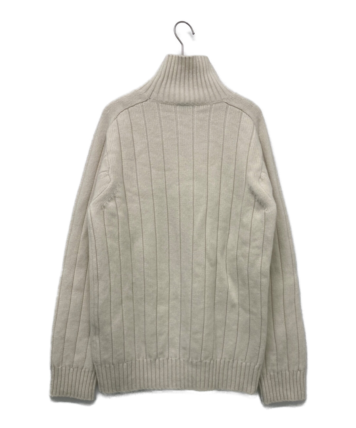 中古・古着通販】toteme (トーテム) WOOL CASHMERE RIB KNIT オフ