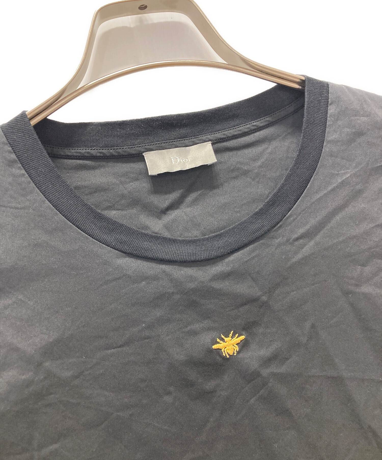 中古・古着通販】DIOR HOMME (ディオール オム) BEE刺繍Tシャツ ブラック サイズ:ｓ｜ブランド・古着通販 トレファク公式【TREFAC  FASHION】スマホサイト