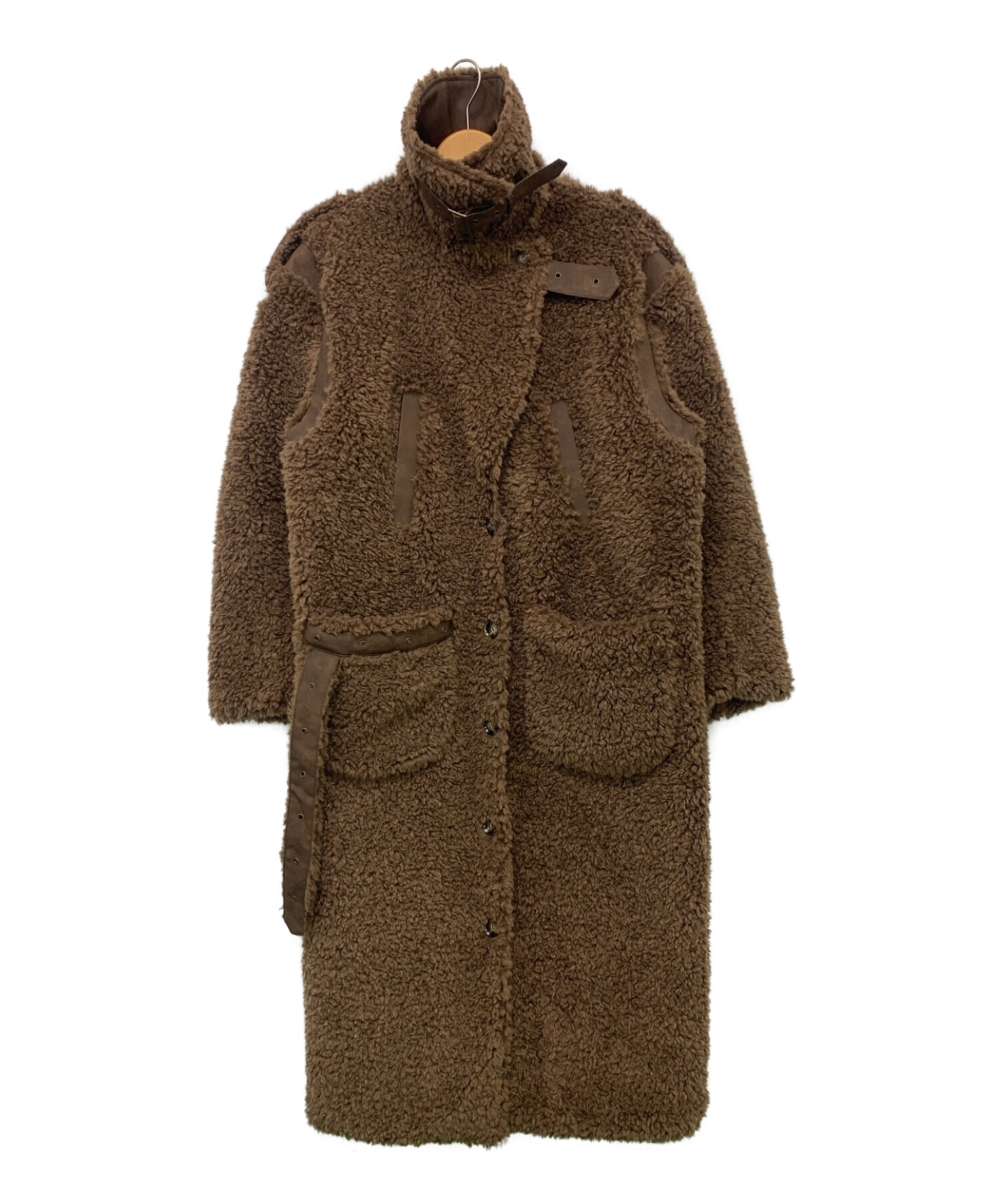 中古・古着通販】VIAVANDA (ヴィアヴァンダ) TEDDY BEAR LONG COAT ブラウン サイズ:FREE｜ブランド・古着通販  トレファク公式【TREFAC FASHION】スマホサイト