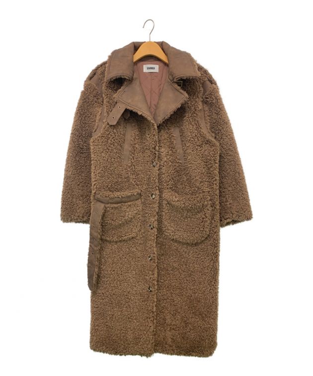 中古・古着通販】VIAVANDA (ヴィアヴァンダ) TEDDY BEAR LONG COAT ブラウン サイズ:FREE｜ブランド・古着通販  トレファク公式【TREFAC FASHION】スマホサイト