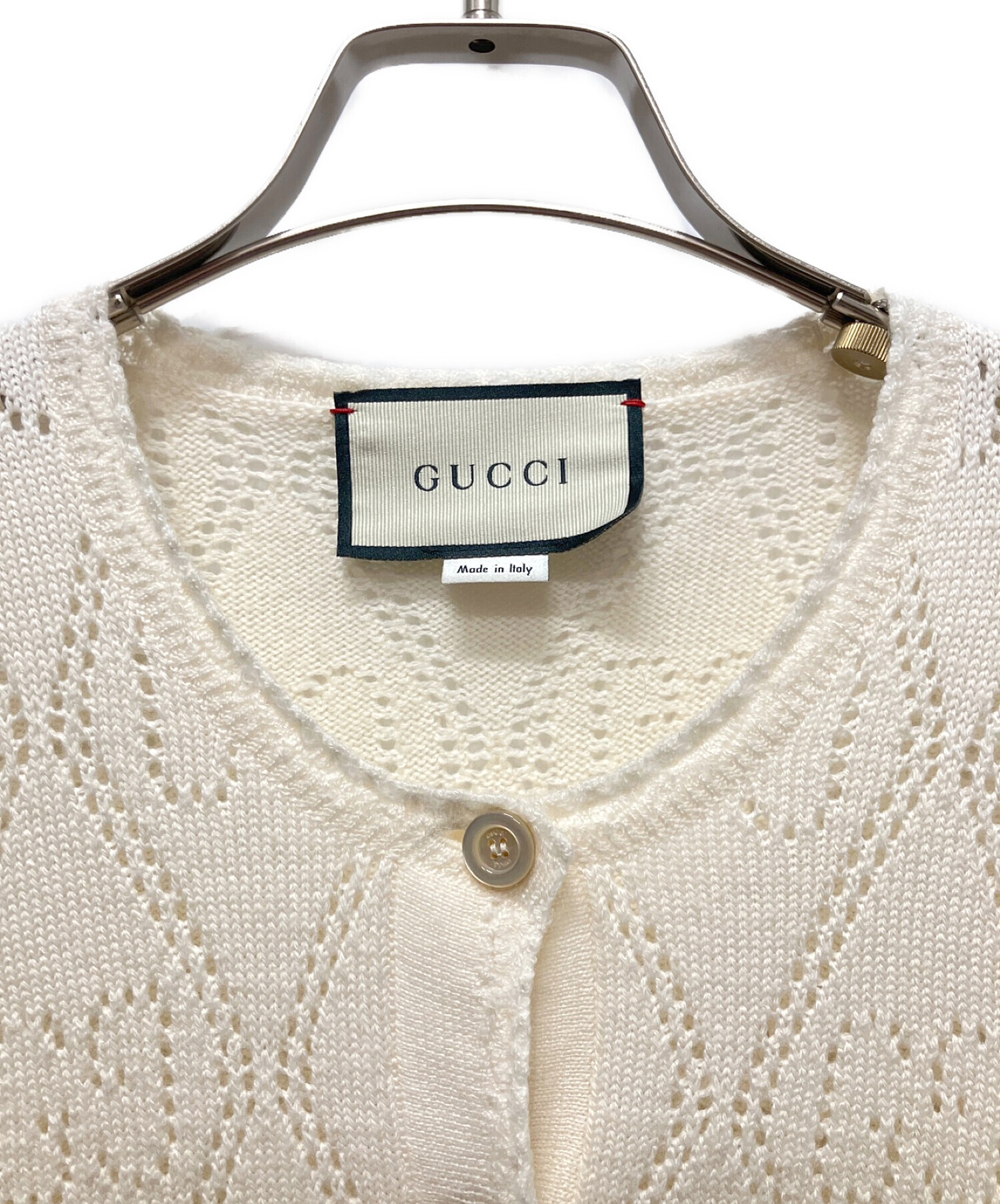 中古・古着通販】GUCCI (グッチ) GGパーフォレーテッドクロップド