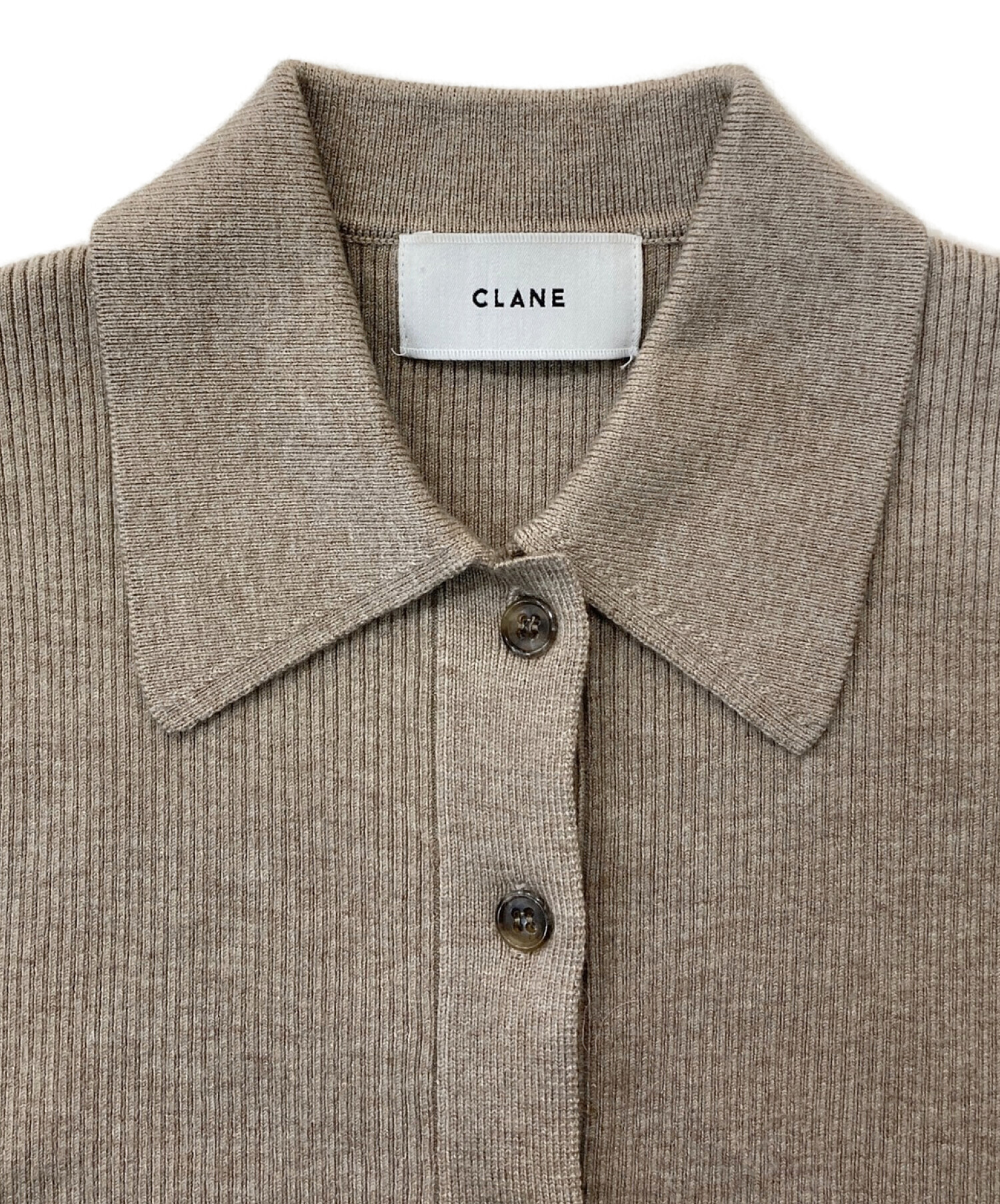 売れ筋新商品 ニット/セーター CLANE COLLAR RIB CARDIGAN