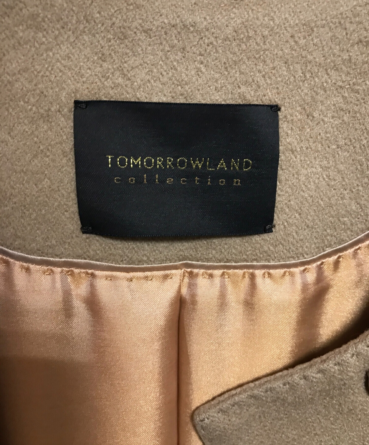 コート 共布ベルト付き 73 000 tomorrowland tomorrowland 安い collection