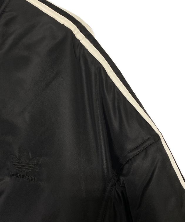 BALENCIAGA (バレンシアガ) adidas (アディダス) SIDE LINE BOMBER JACKET ブラック サイズ:44