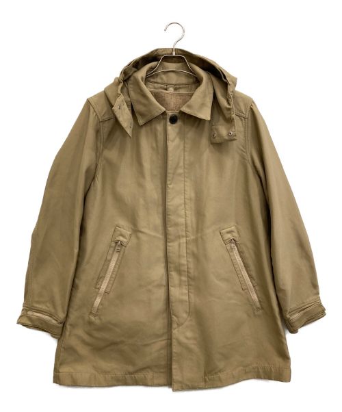 【中古・古着通販】meanswhile (ミーンズワイル) Memory Double Cloth Twill Bal Collar Coat  ベージュ サイズ:Ｌ｜ブランド・古着通販 トレファク公式【TREFAC FASHION】スマホサイト