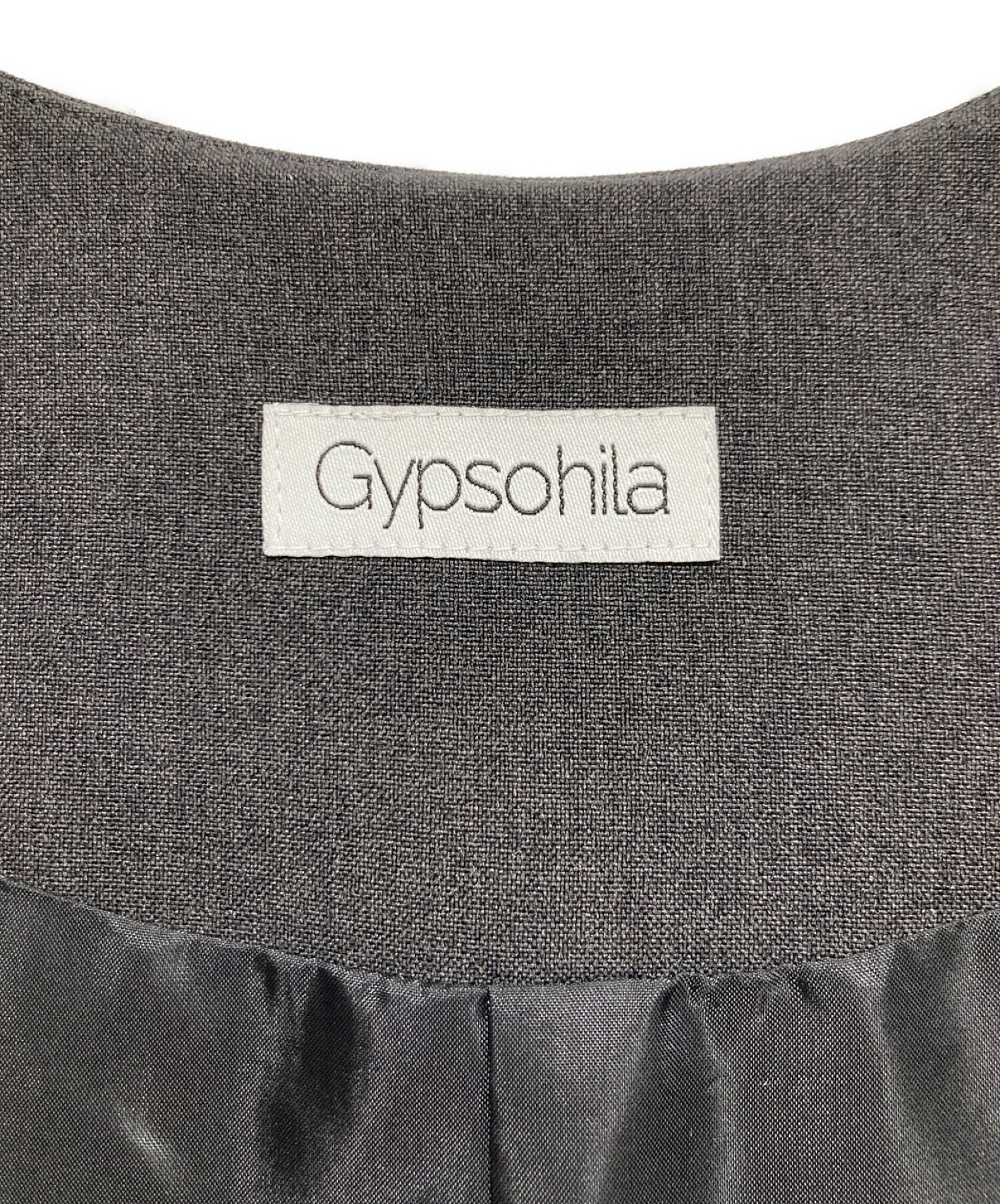 Gypsohila (ジプソフィア) ショートジレ グレー サイズ:FREE