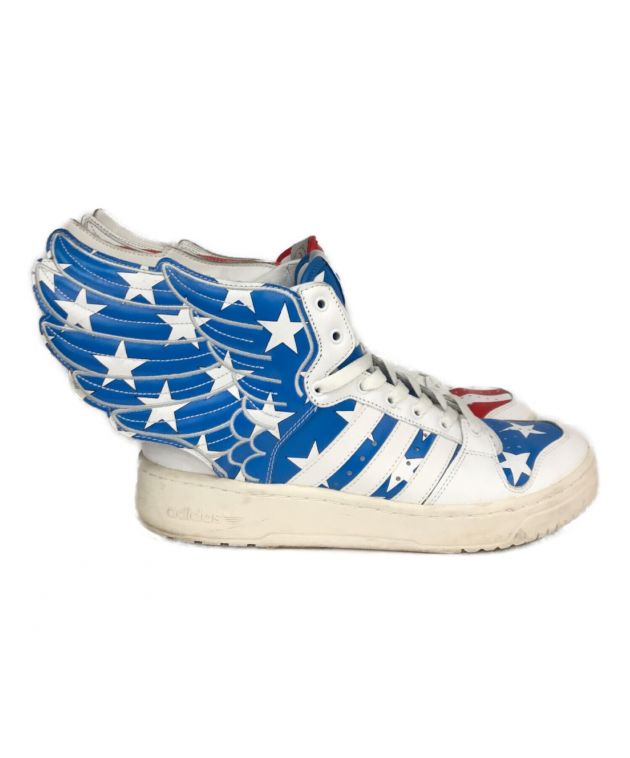 adidas (アディダス) JEREMY SCOTT (ジェレミースコット) JS WINGS 2.0 トリコロールカラー サイズ:28