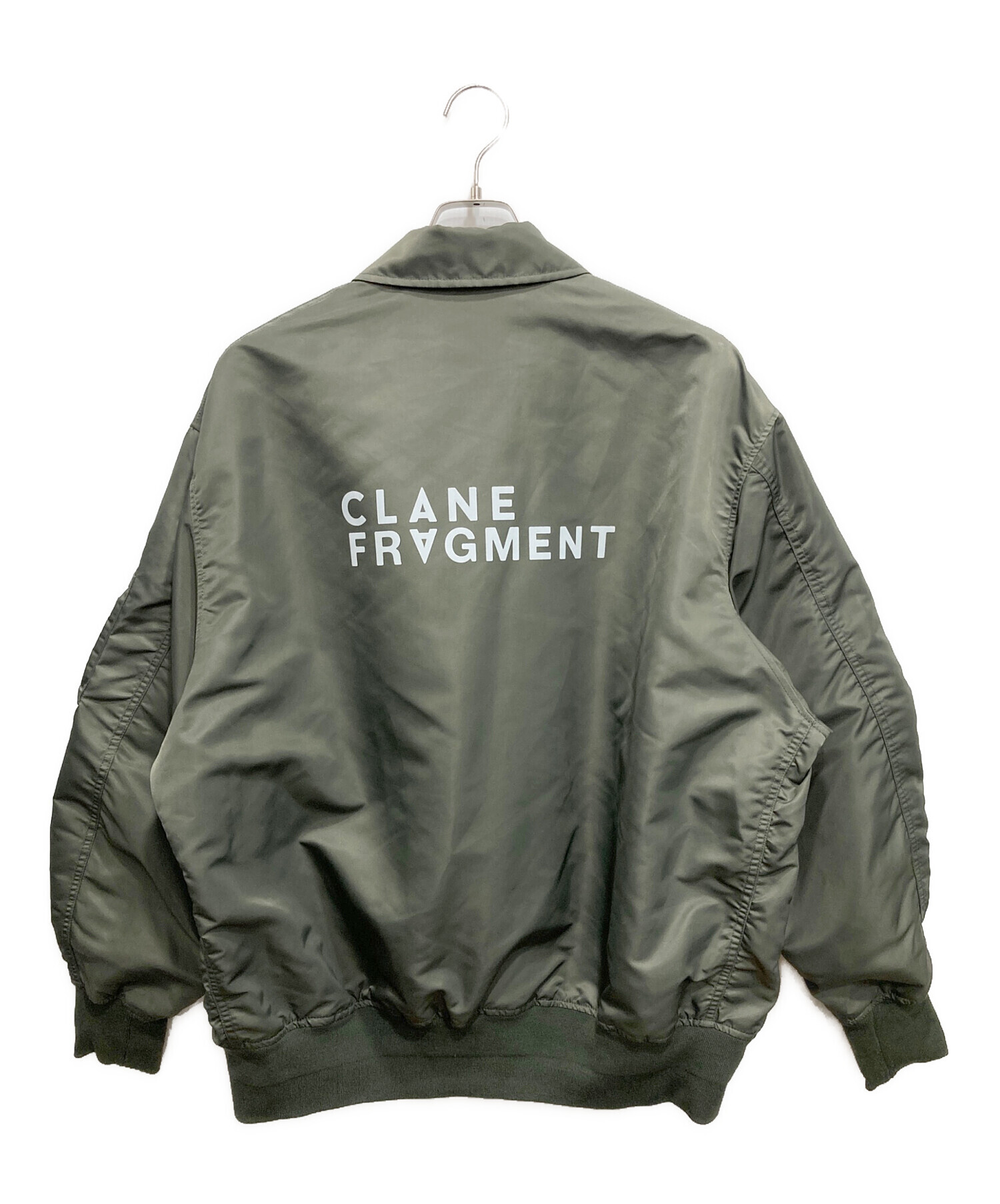 CLANE (クラネ) FRAGMENT DESIGN (フラグメントデザイン) MA-1ジャケット オリーブ サイズ:L