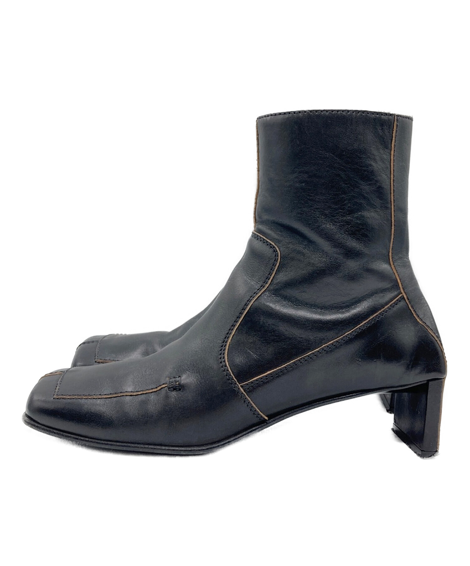 中古・古着通販】Acne studios (アクネストゥディオス) Leather Ankle