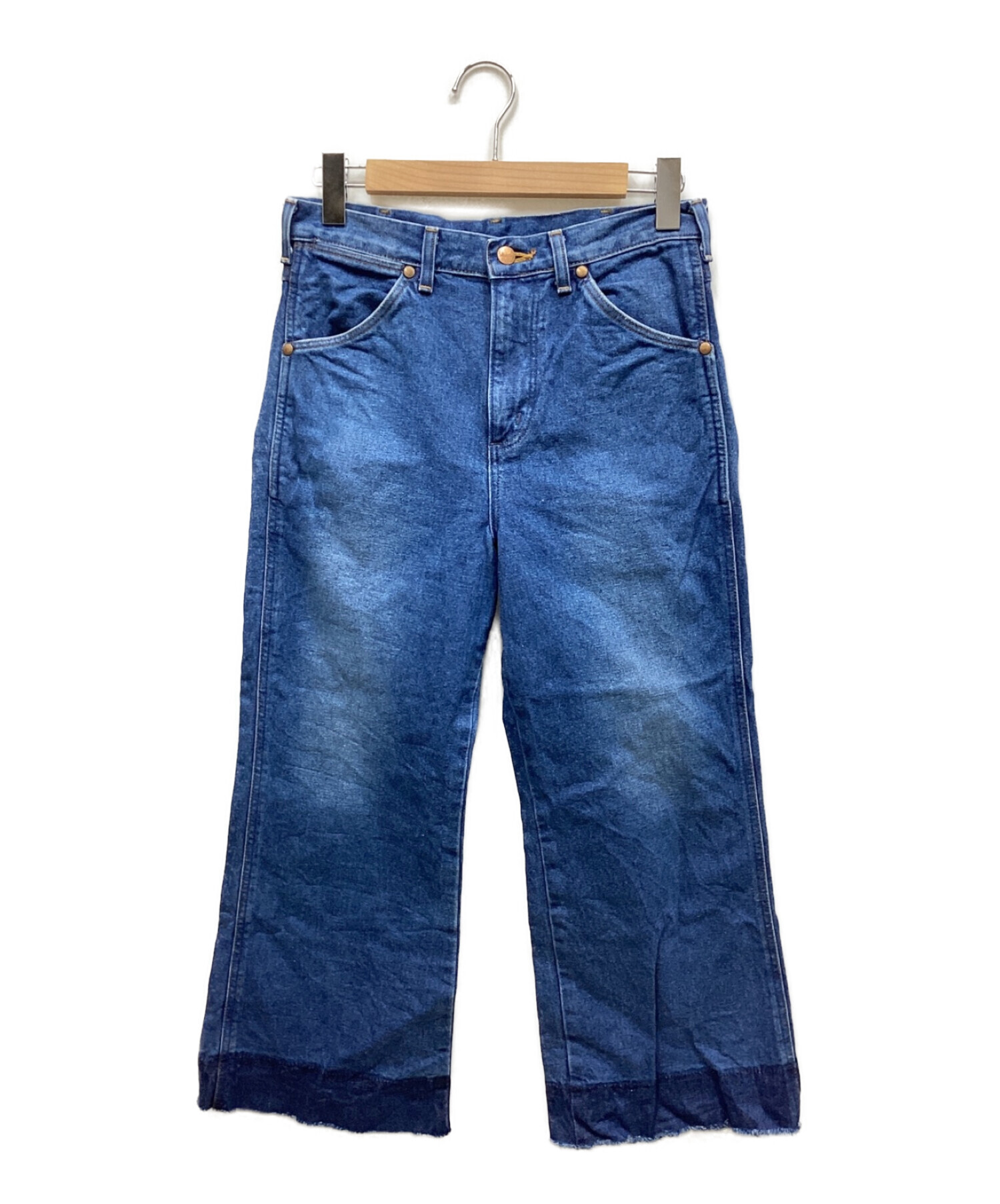 中古・古着通販】Wrangler (ラングラー) カットオフデニムパンツ