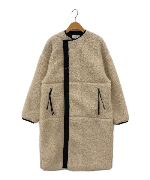 中古・古着通販】HYKE (ハイク) FAUX SHEARLING COAT アイボリー