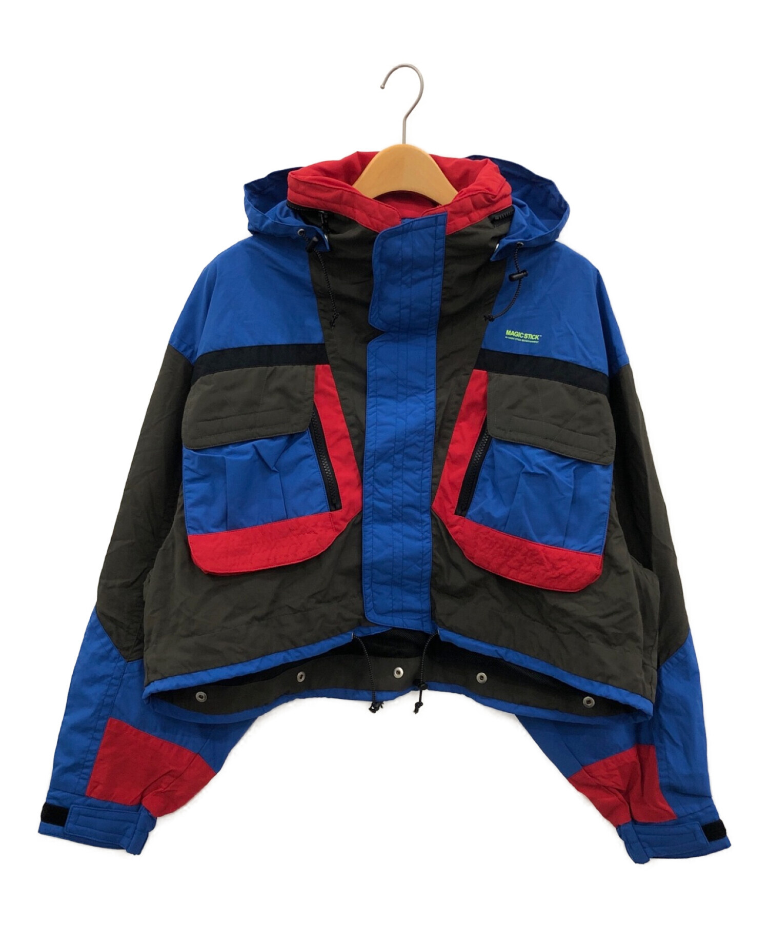 中古・古着通販】MAGIC STICK (マジックスティック) 2WAY DETACHABLE SKI JACKET ブルー  サイズ:MEDIUM｜ブランド・古着通販 トレファク公式【TREFAC FASHION】スマホサイト