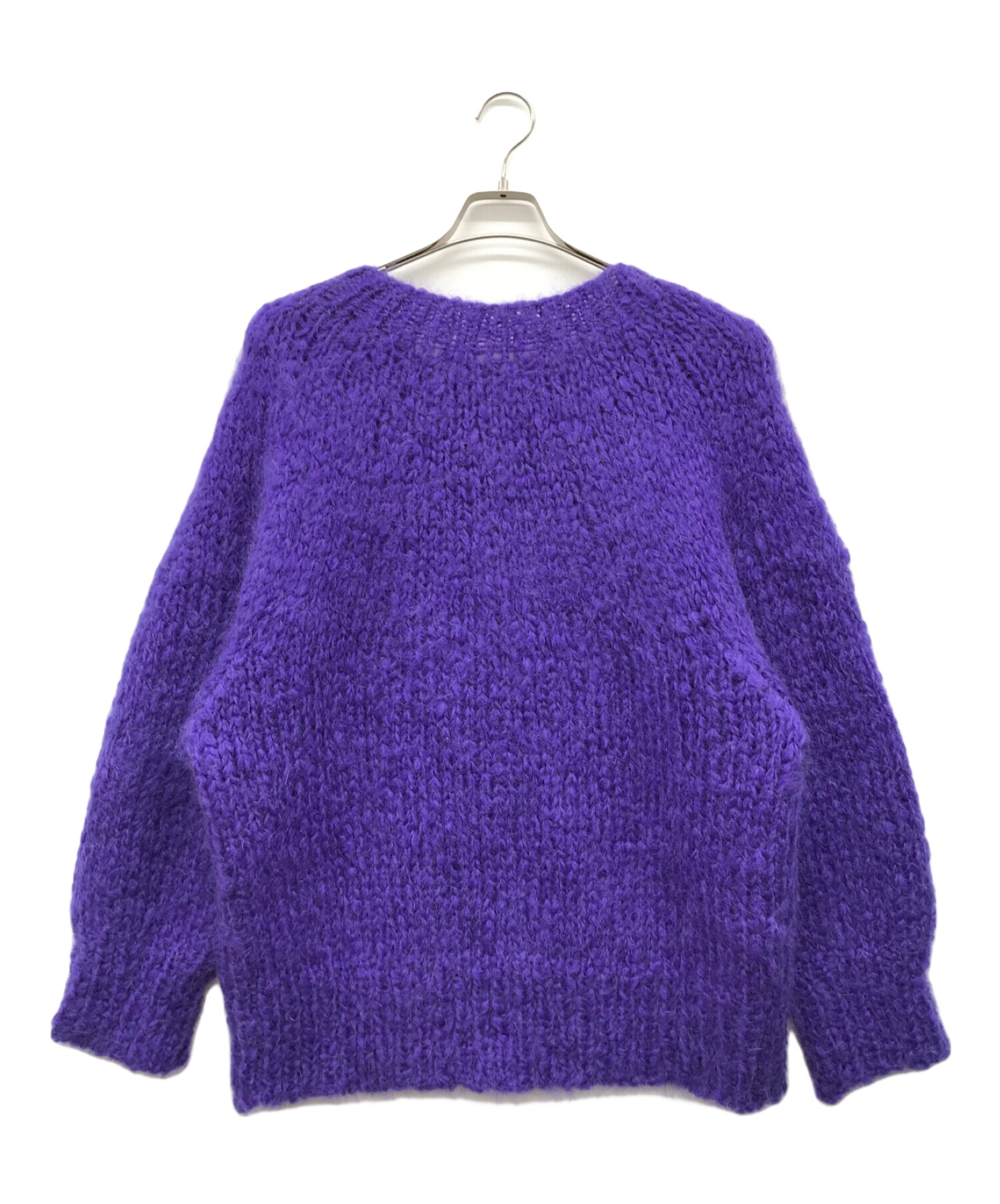 HAVEL studio (ハーヴェル スタジオ) MOHAIR HAND KNIT PULLOVER パープル サイズ:なし